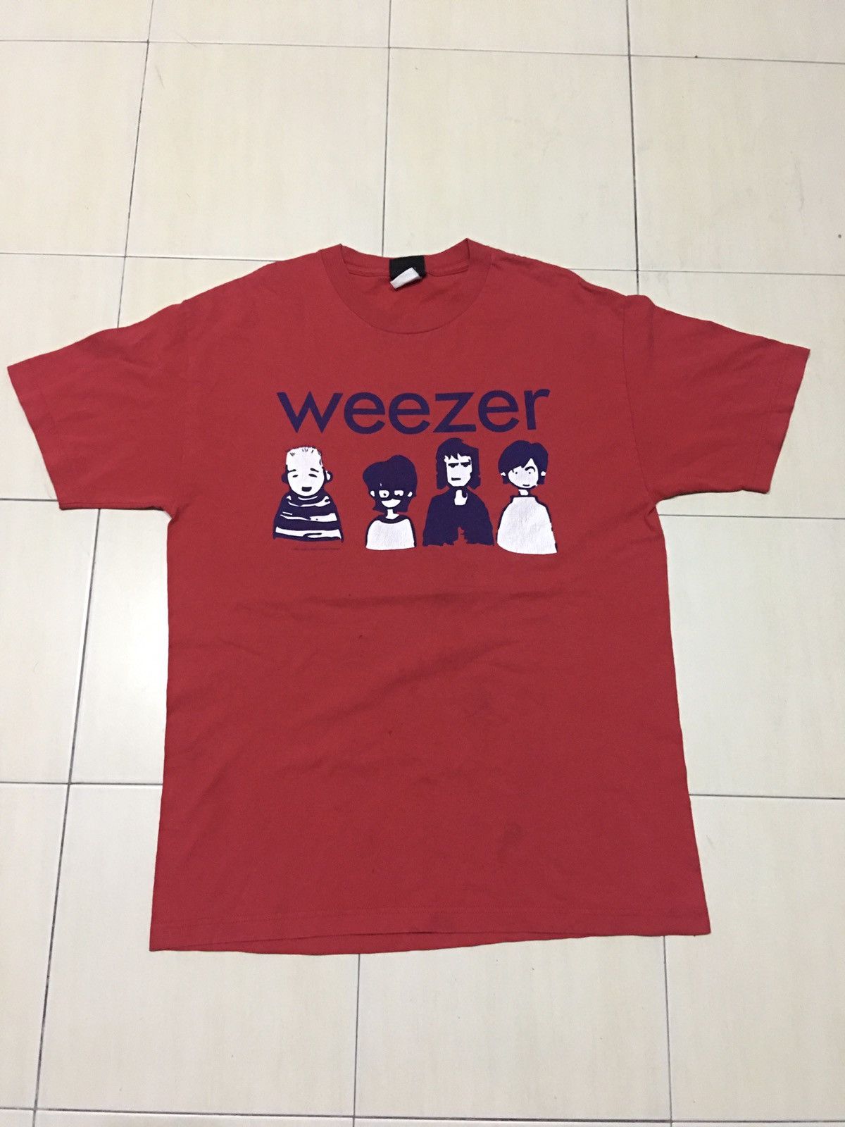 Band Tees RARE WEEZER BAND TOUR CONCERT PROMO T SHIRT Size US L / EU 52-54 / 3 - 7 Thumbnail