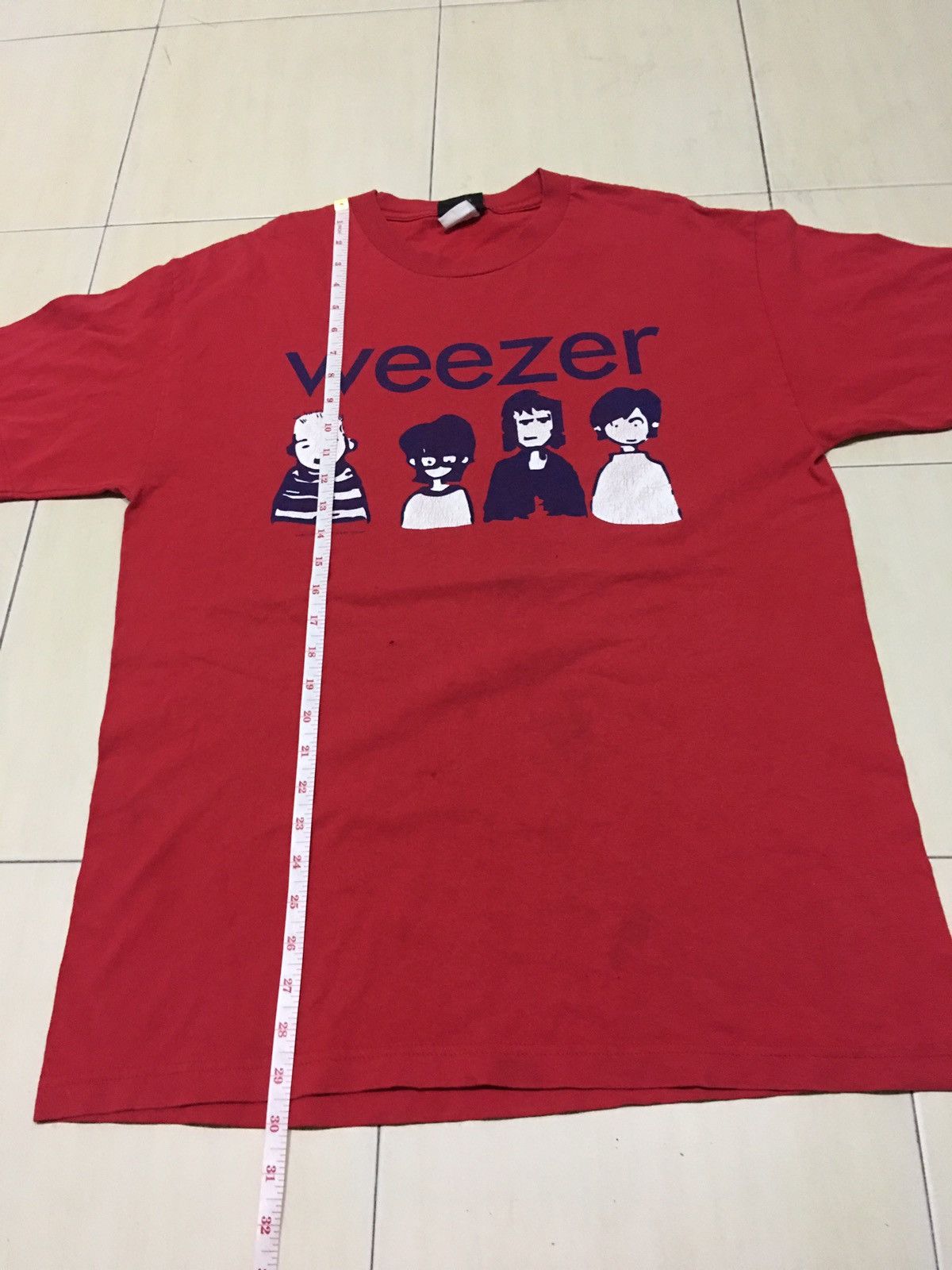 Band Tees RARE WEEZER BAND TOUR CONCERT PROMO T SHIRT Size US L / EU 52-54 / 3 - 10 Thumbnail