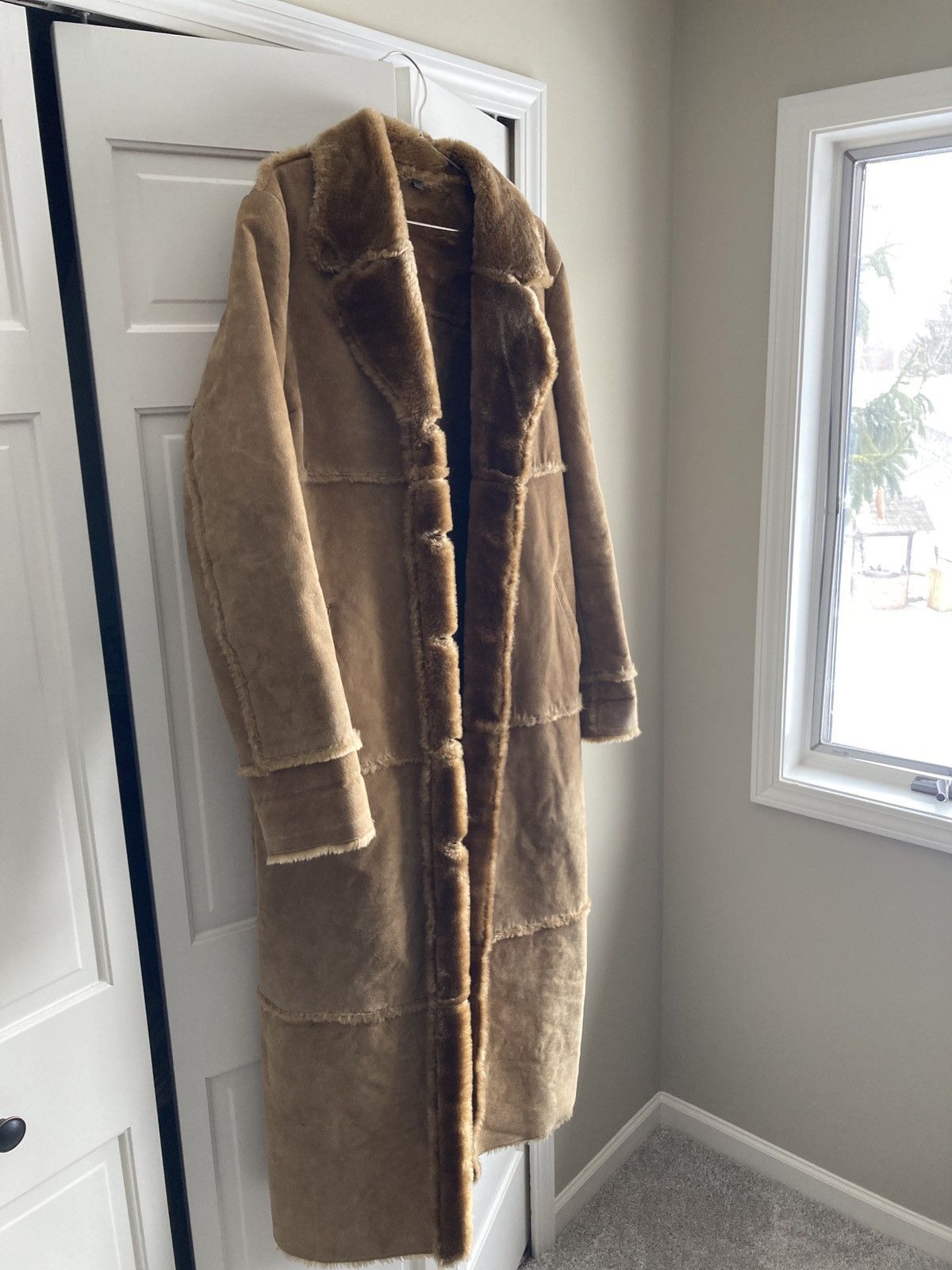 Japanese Brand Vintage Leather / Fur Patch Work Long Jacket Size US XL / EU 56 / 4 - 1 Thumbnail