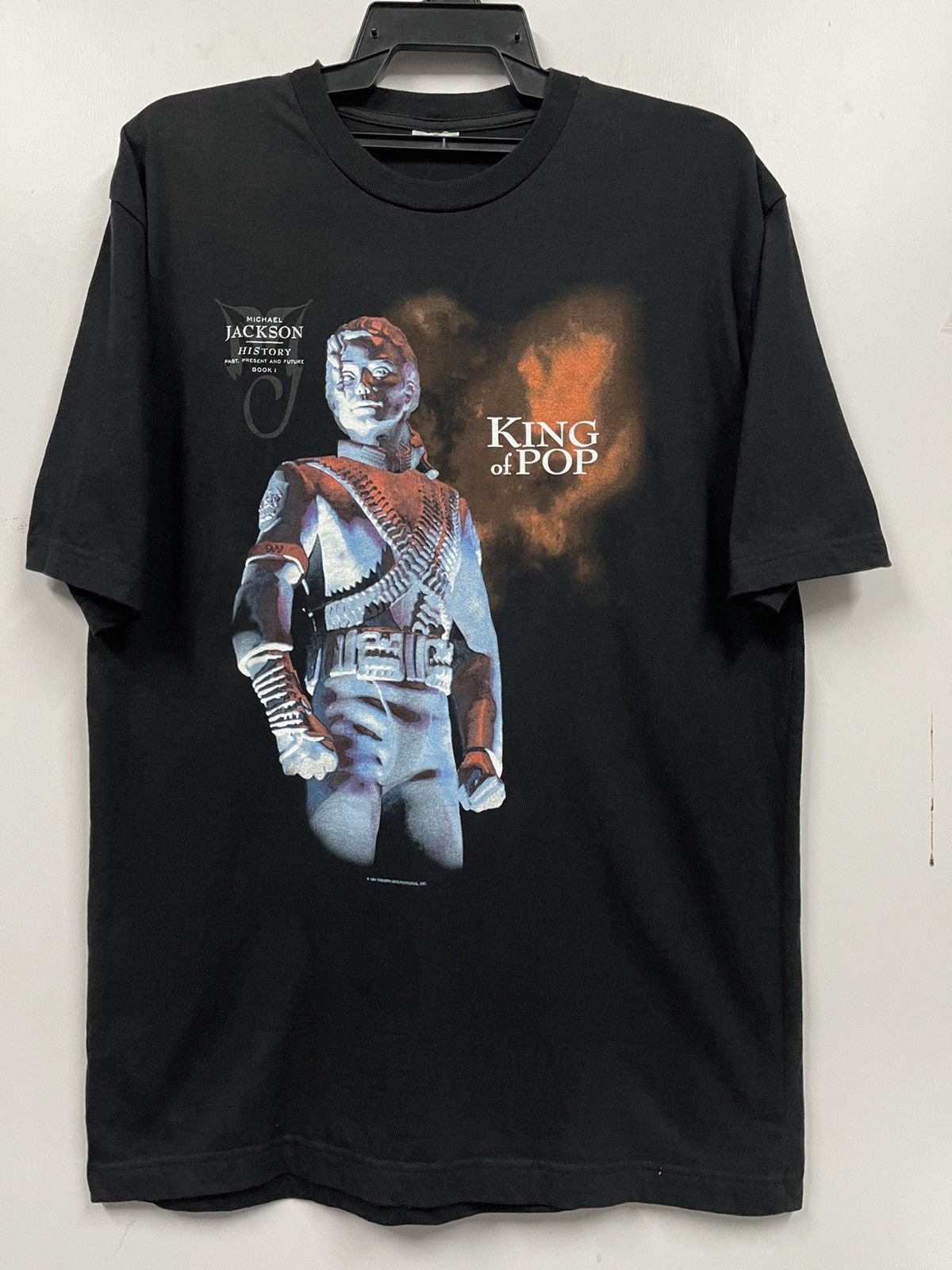 Band Tees × Rap Tees × Vintage Vintage 1994 Michael Jackson King Of Pop Shirt Size US M / EU 48-50 / 2 - 1 Thumbnail