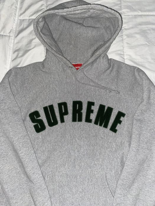 Supreme Chenille Arc Logo Hoodie | Grailed