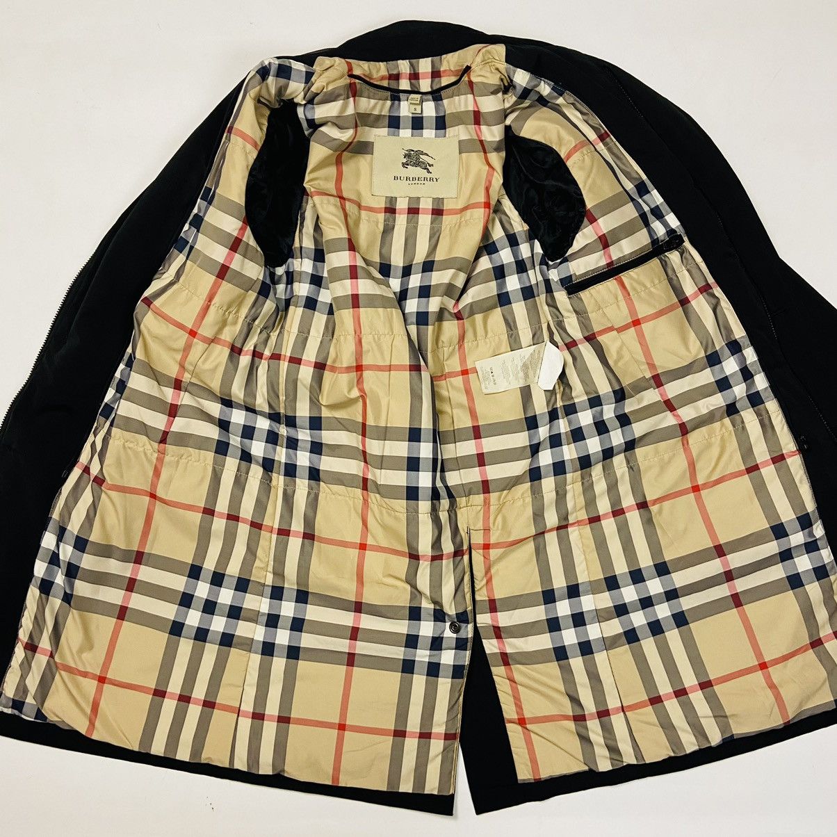 Burberry BURBERRY NOVA CHECK TRECH MONOGRAM COAT JACKET - № 2172 Size US M / EU 48-50 / 2 - 2 Thumbnail