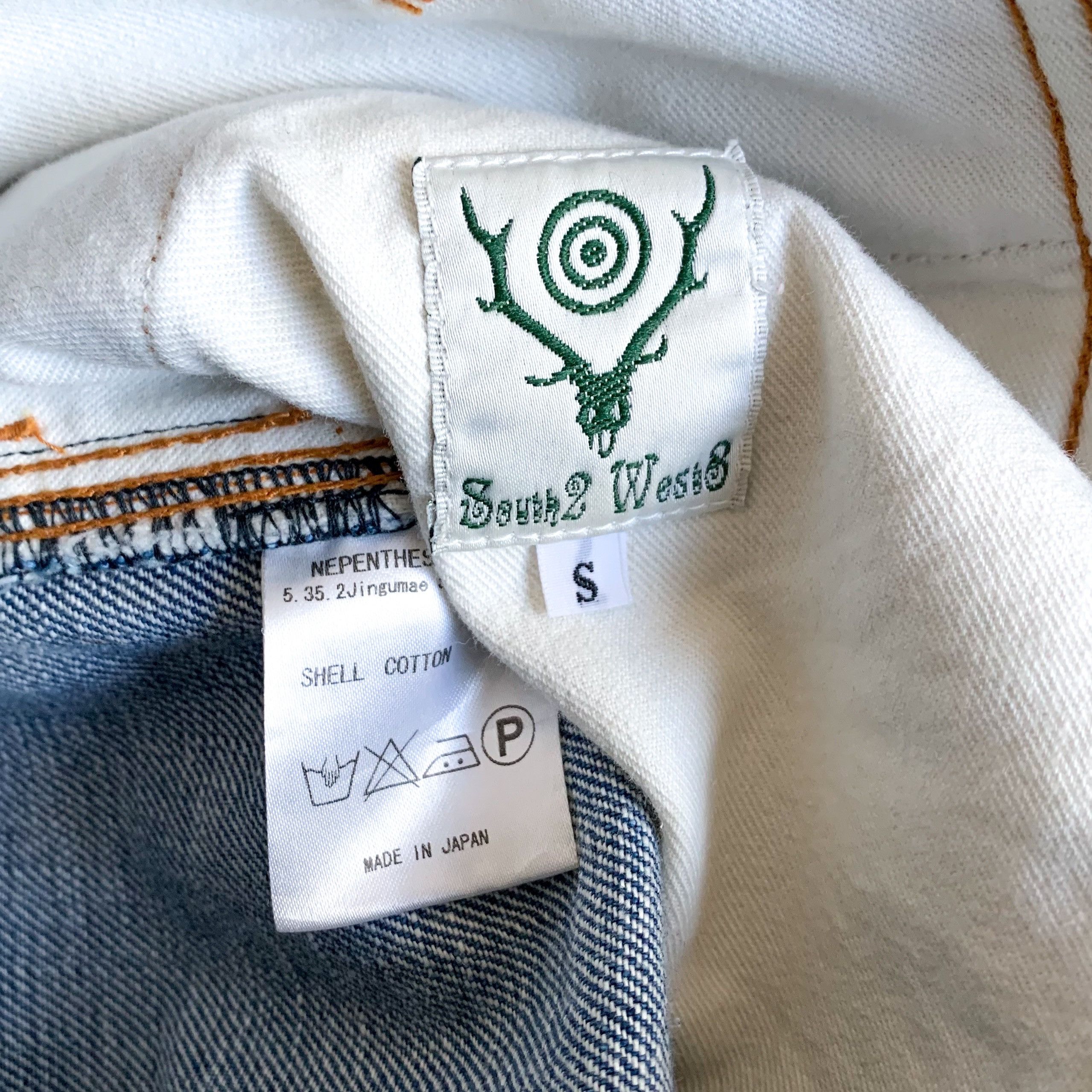 Nepenthes South2 West8 Cargo Workwear Denim Size US 32 / EU 48 - 5 Thumbnail