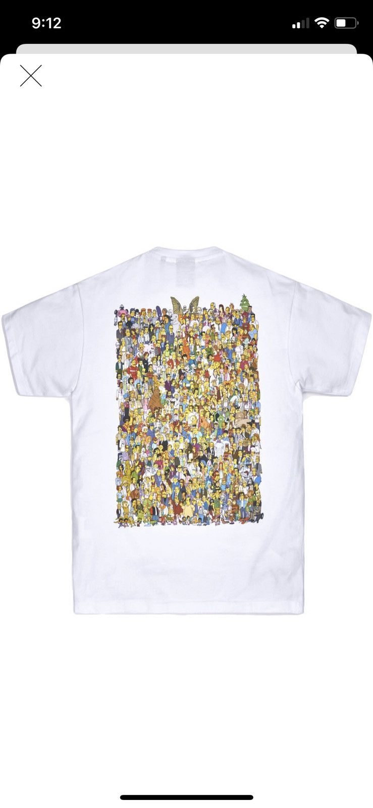 Kith KITH X SIMPSONS CAST OF CHARACTERS TEE | Grailed