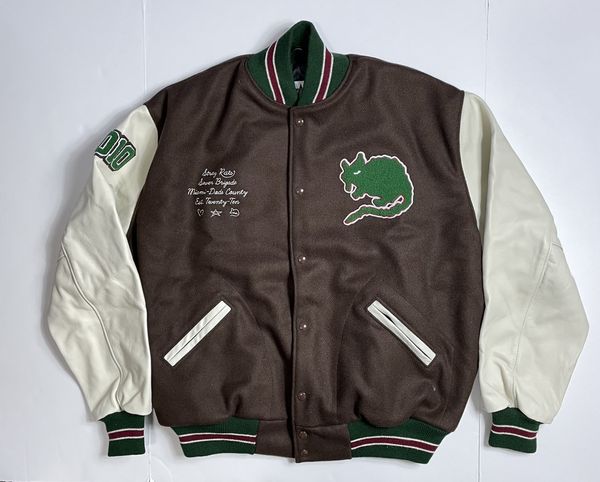 Stray Rats Stray Rats 10 Year Anniversary Varsity Jacket BRAND NEW ...