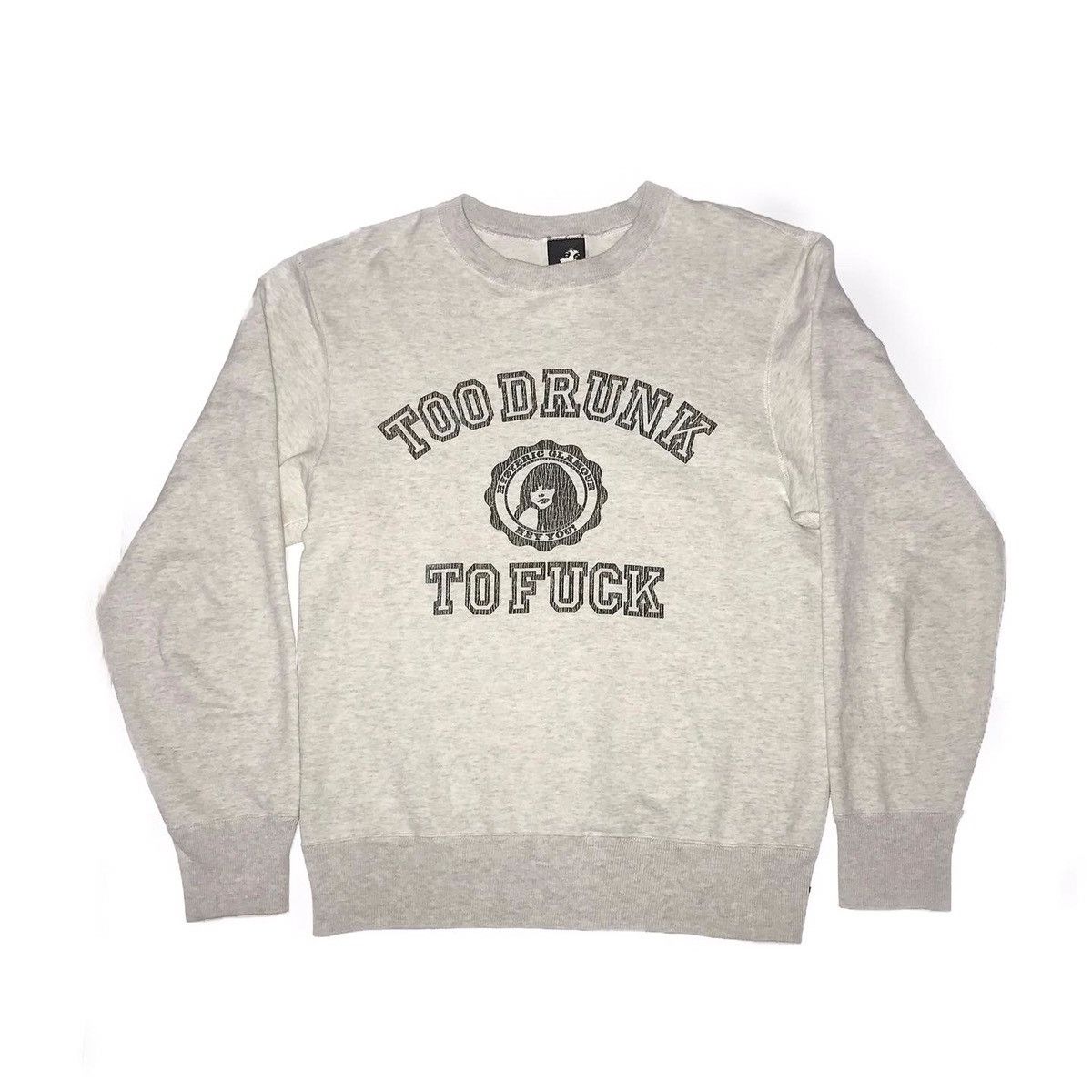Hysteric Glamour hysteric glamour too drunk to f*ck sweater | Grailed