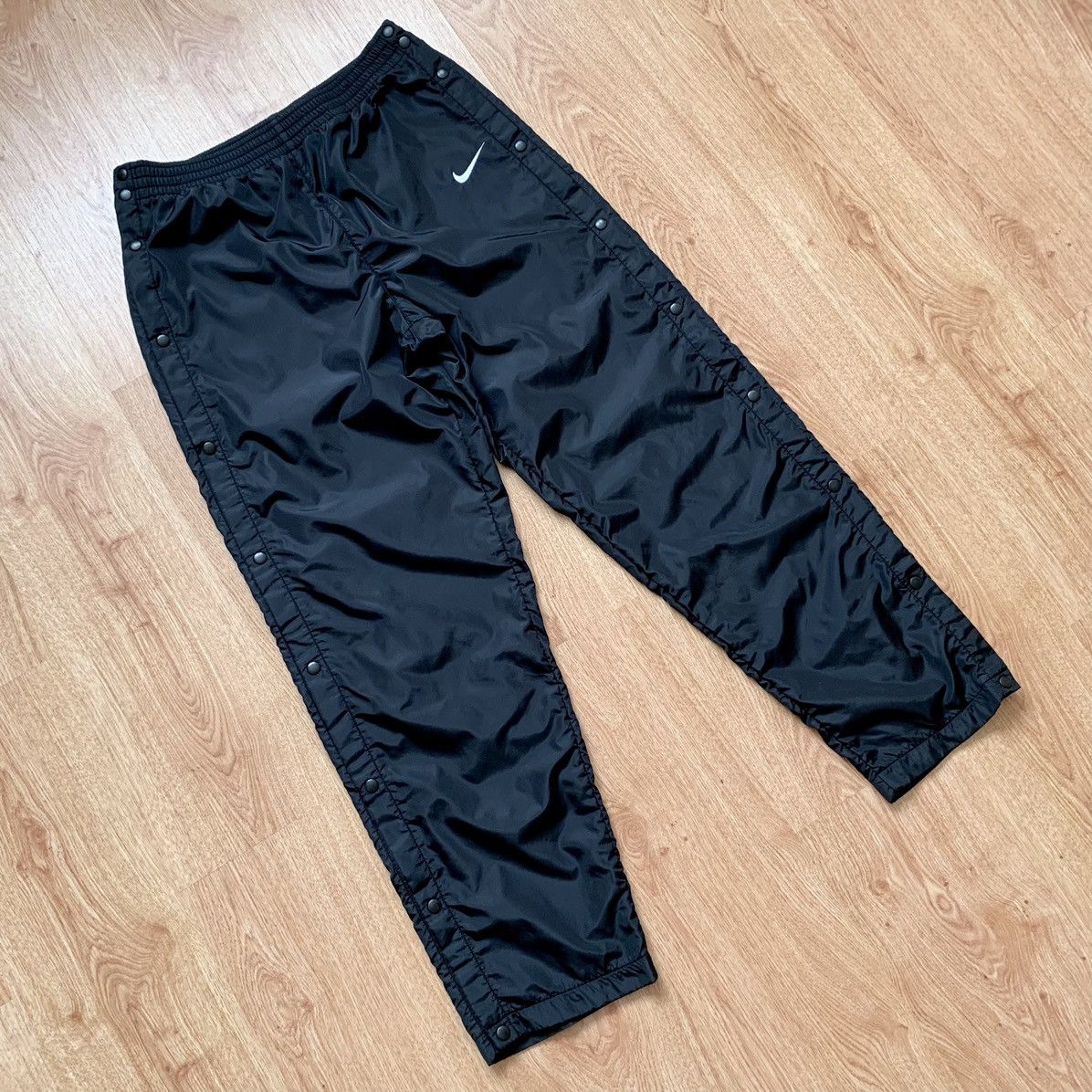 Nike × Vintage Vintage Nike Heritage Popper Polyknit Jjoggers Size US 34 / EU 50 - 2 Thumbnail