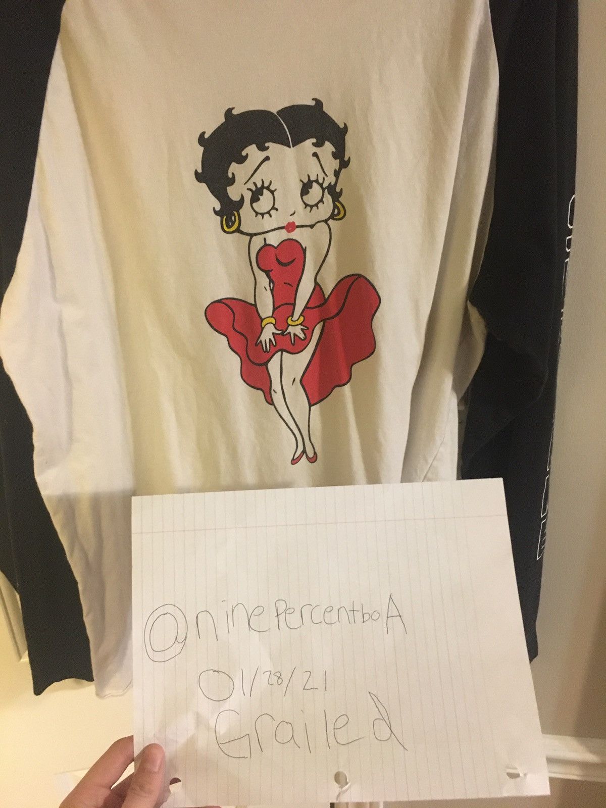 Supreme Betty Boop t shirt Tops