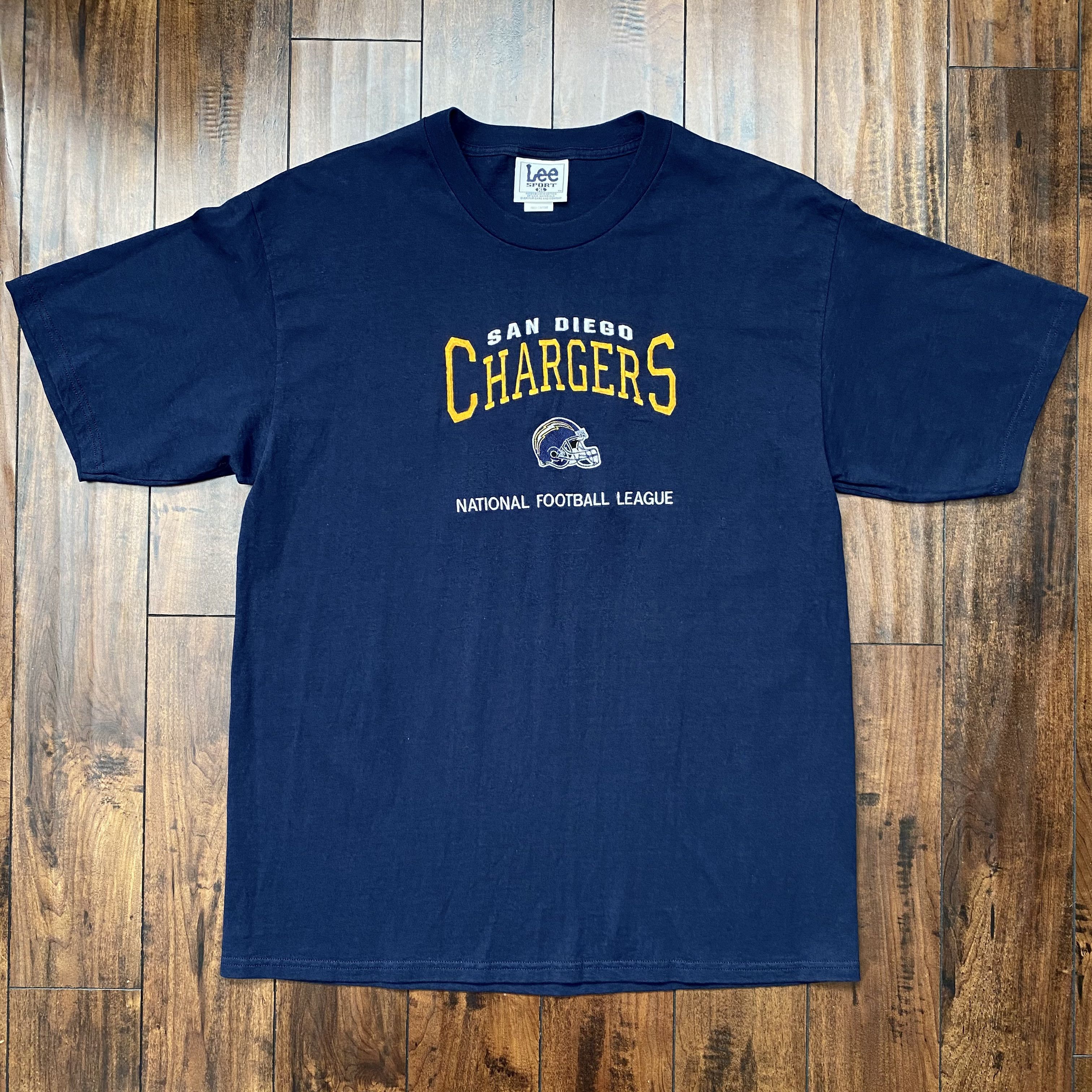 NFL Vintage 90's Chargers Tee Size US XL / EU 56 / 4 - 1 Thumbnail