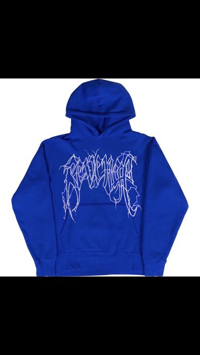 Revenge blue shop lightning hoodie