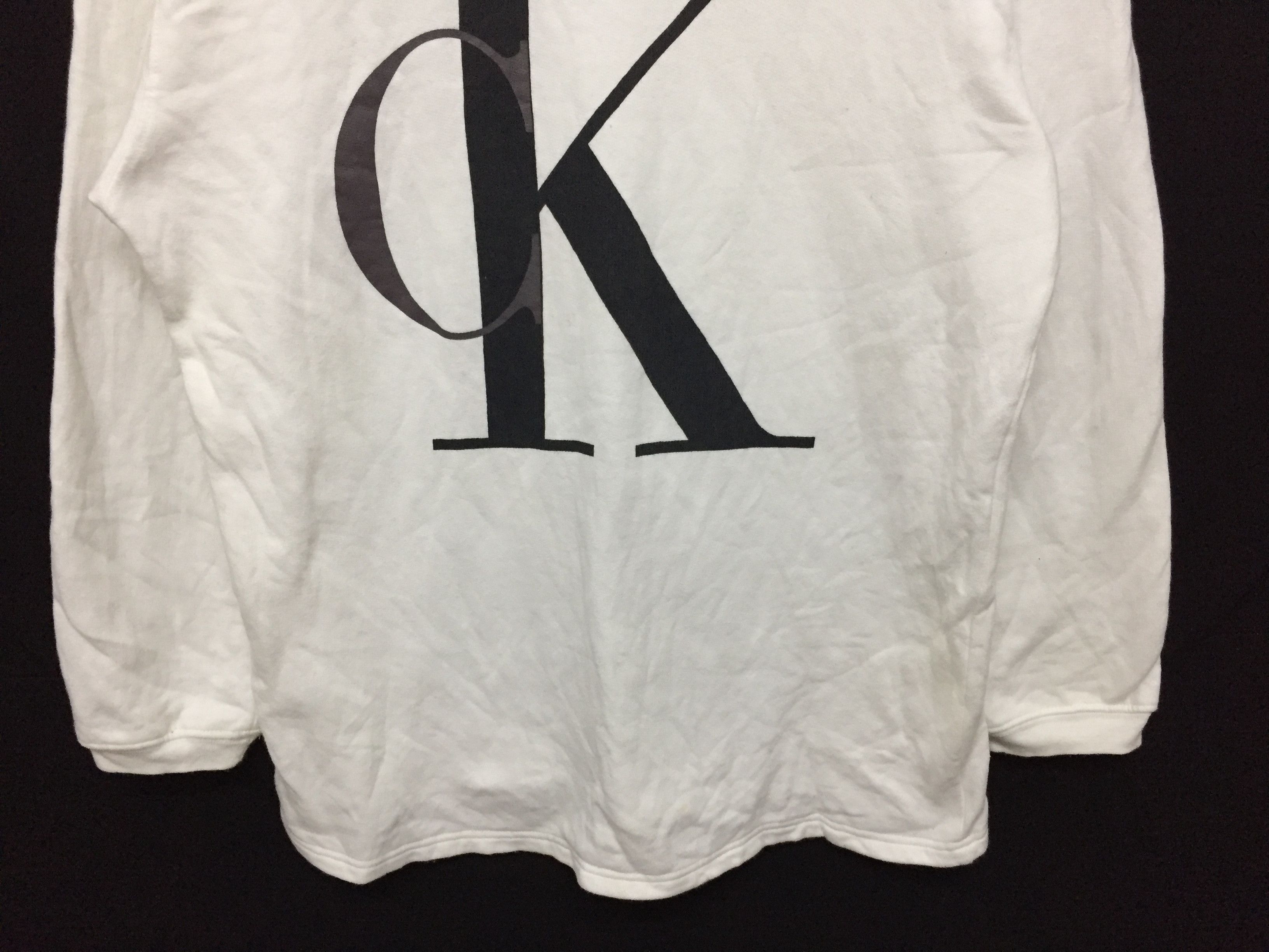 Calvin Klein 90's CK Sweatshirt Big Logo classic sweatshirt Size US M / EU 48-50 / 2 - 4 Thumbnail