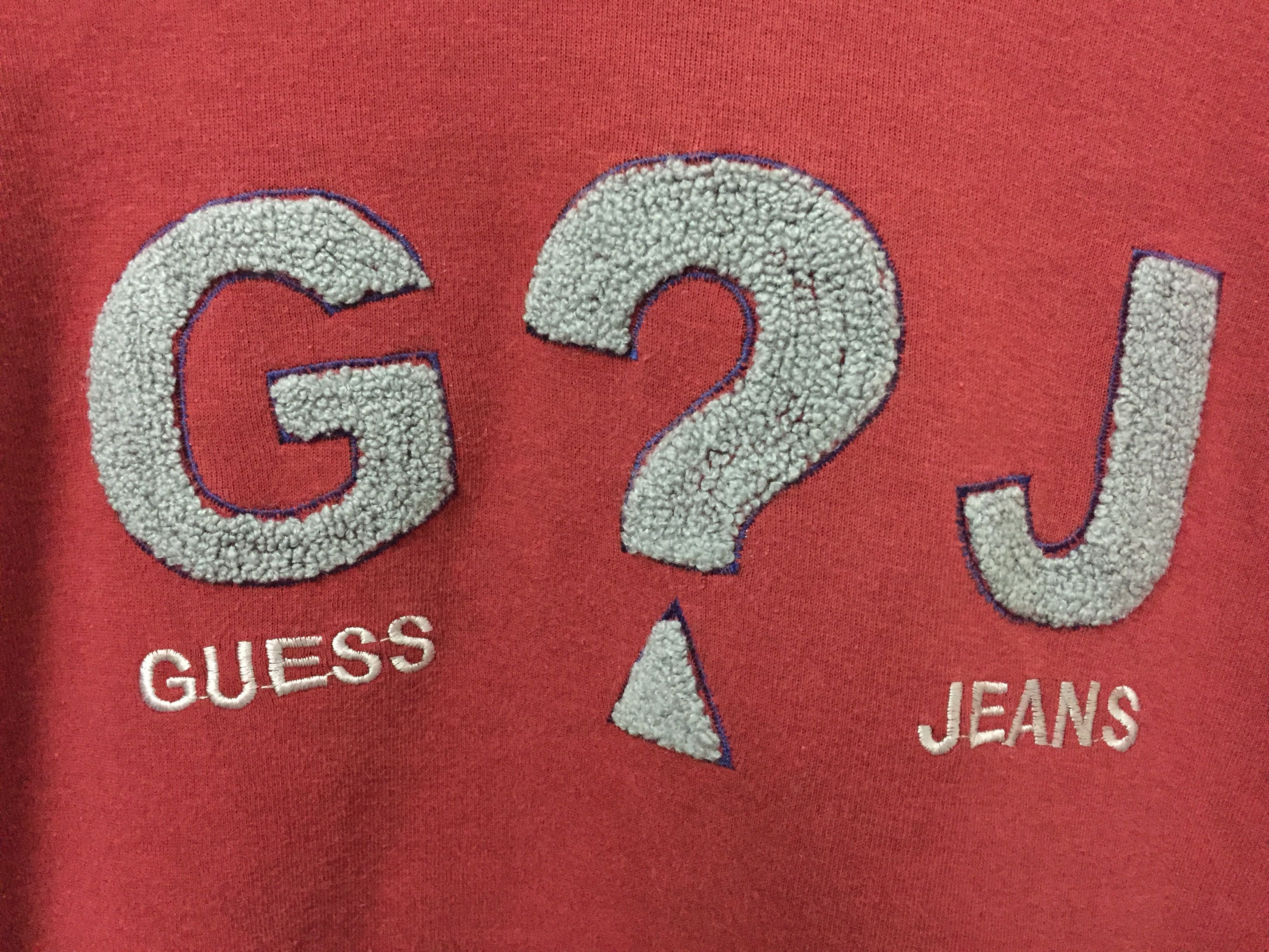 Guess 90's GUESS jeans spell out embroidered hoodie Made in USA Size US M / EU 48-50 / 2 - 4 Thumbnail