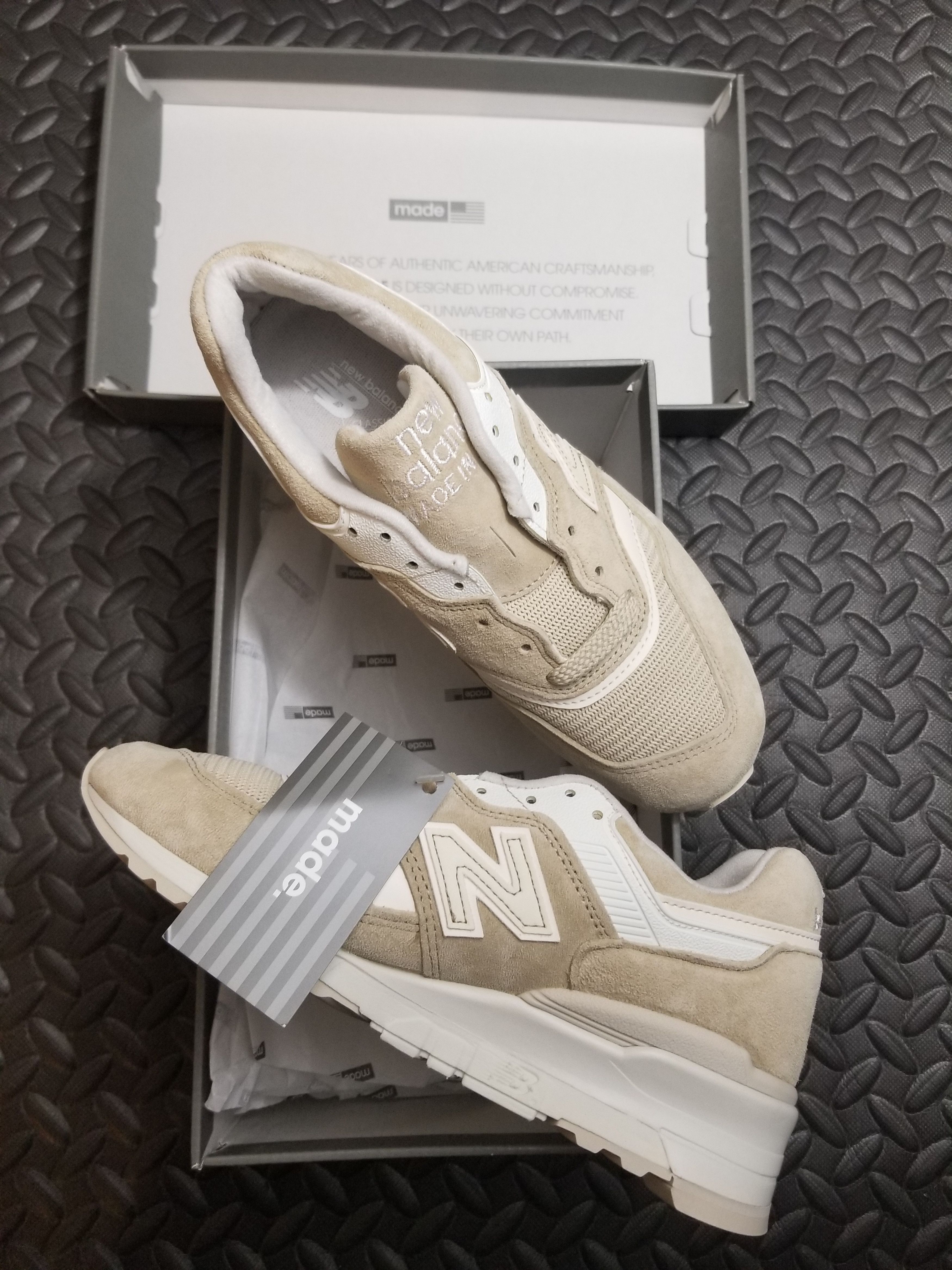 New Balance New Balance 997 M997PAB USA made Tan Sand Shoes Mens US 5.5 Grailed