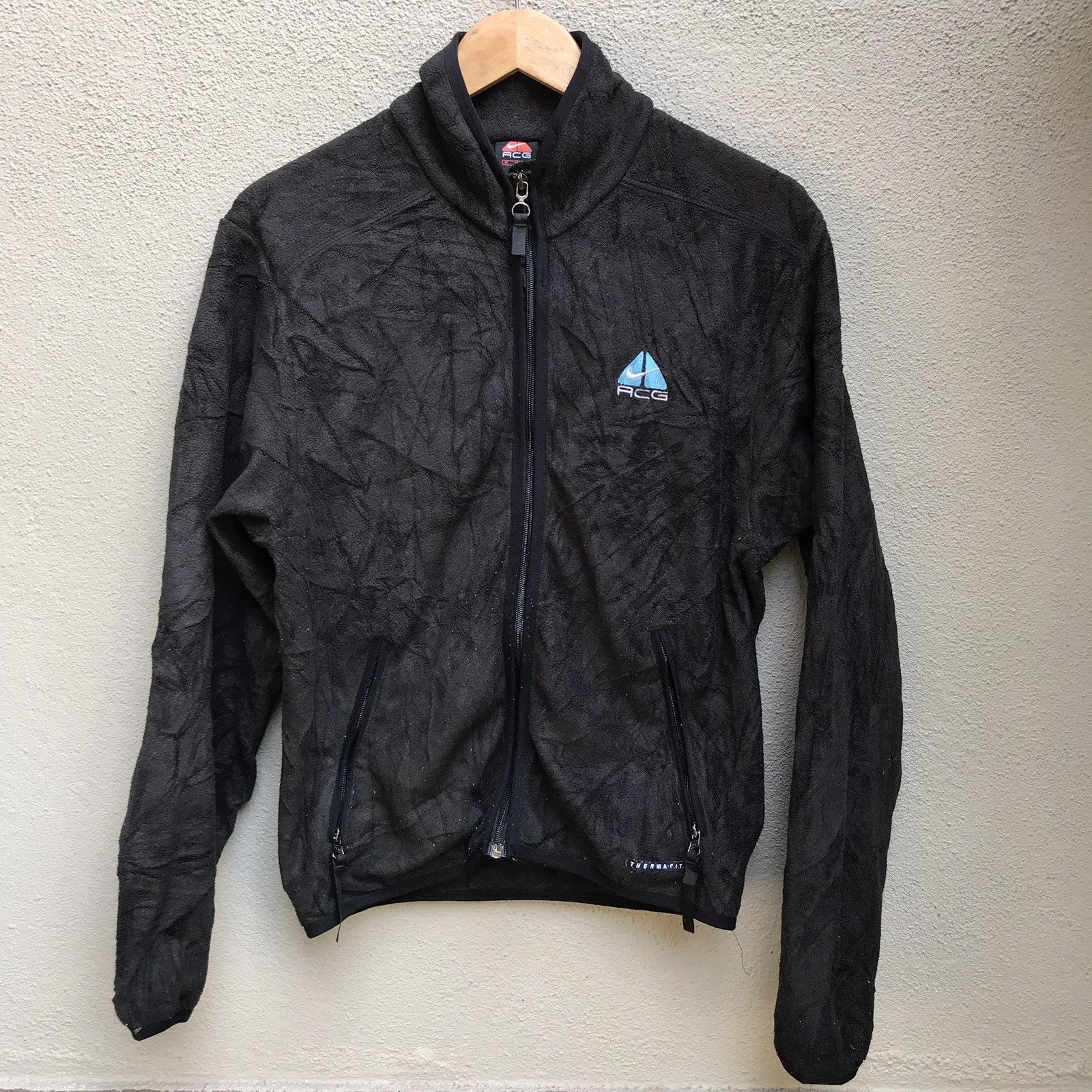 Nike Vintage NIKE ACG Fleece jacket black Size US M / EU 48-50 / 2 - 2 Thumbnail