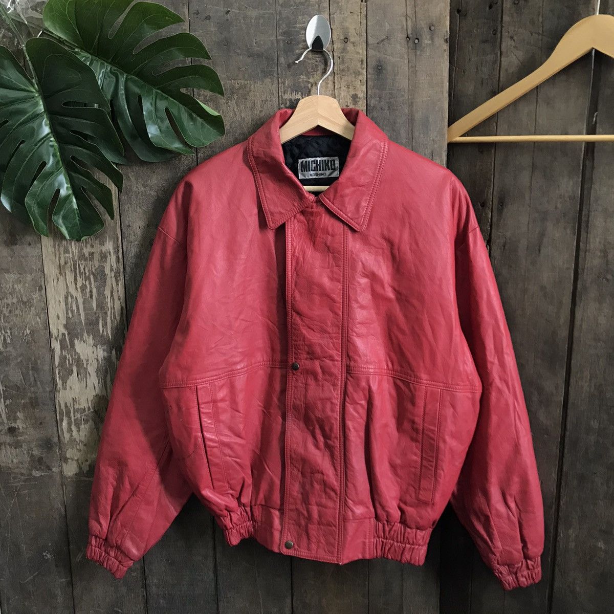 Vintage Michiko Koshino London Leather Jacket