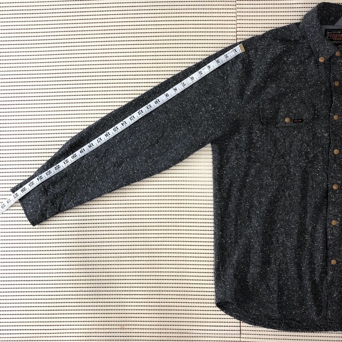 Flannel Volcom Flannel with Double Pocket Dark Grey Color Size US L / EU 52-54 / 3 - 8 Thumbnail