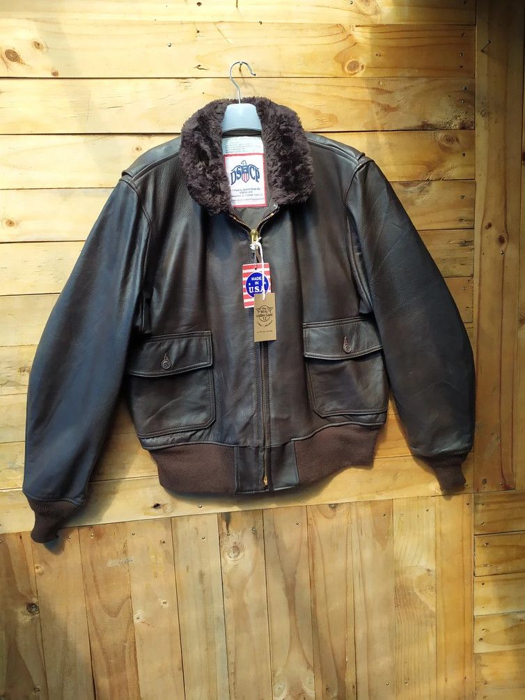 Excelled EXCELLED LEATHER USN JACKET FLYERS INTERMEDIATE TYPE G-1 Size US XL / EU 56 / 4 - 4 Thumbnail
