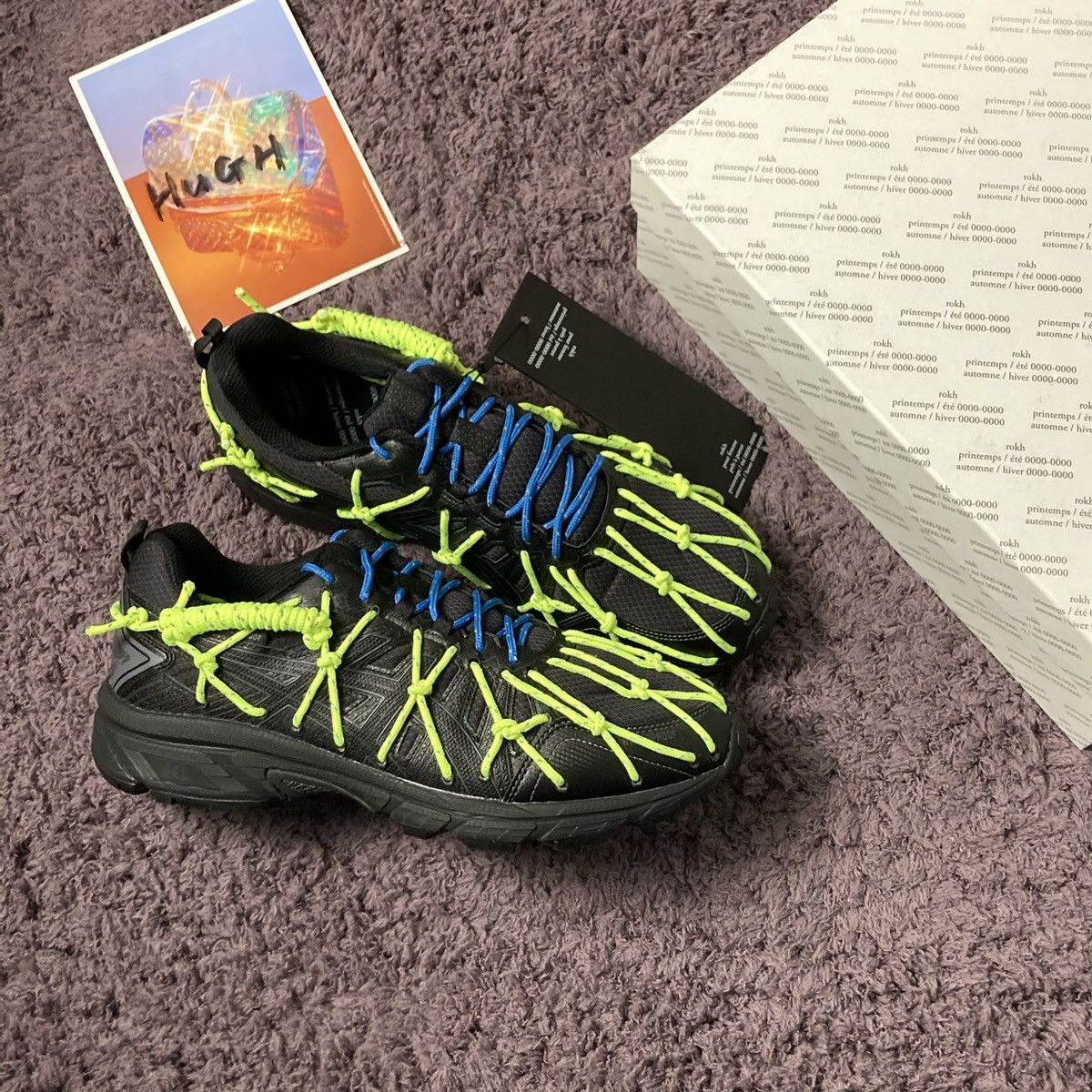 Asics Rokh X Asics Gel-Venture 7 Fluro Rebellion | Grailed 