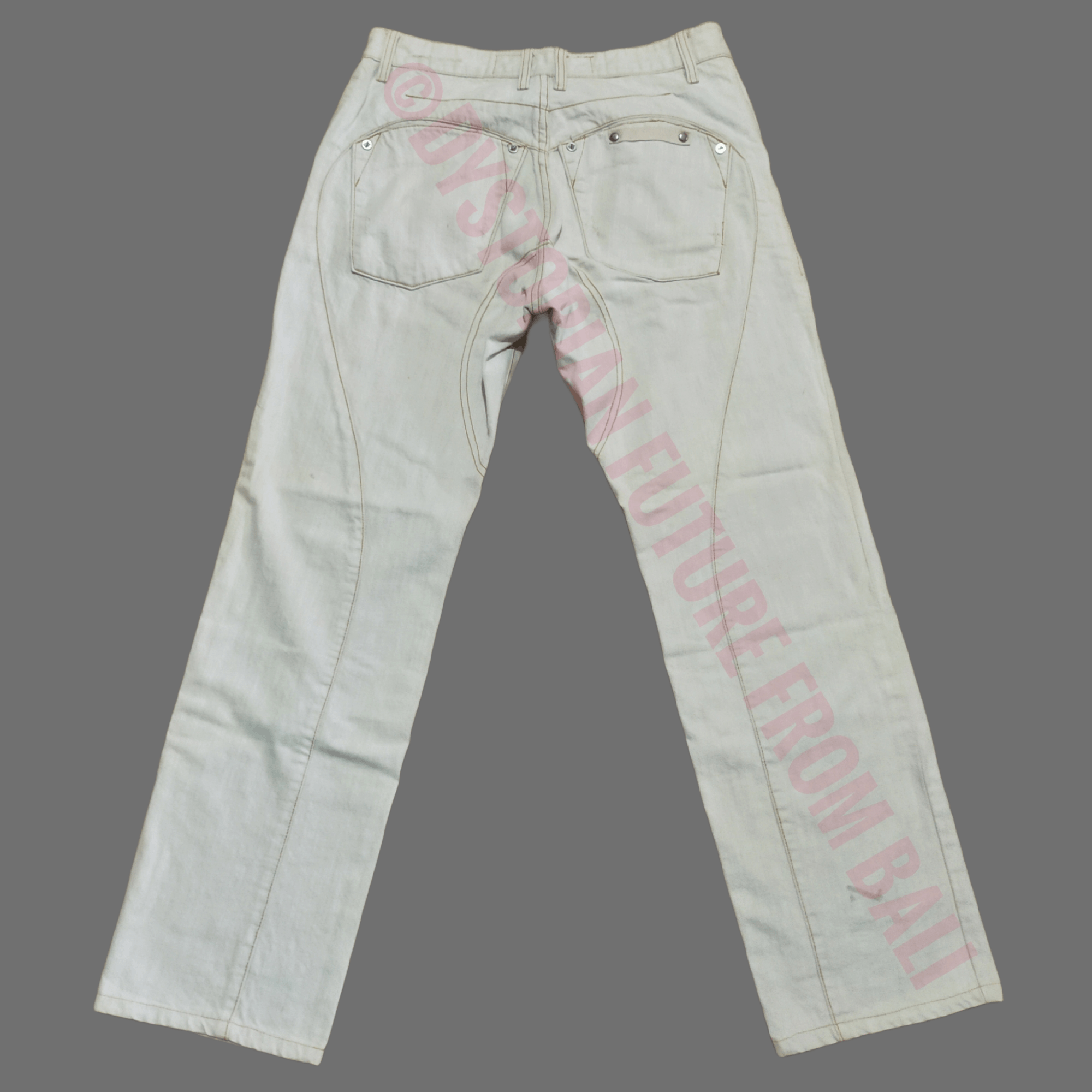 Undefeated Ivory Jeans Size US 32 / EU 48 - 2 Thumbnail
