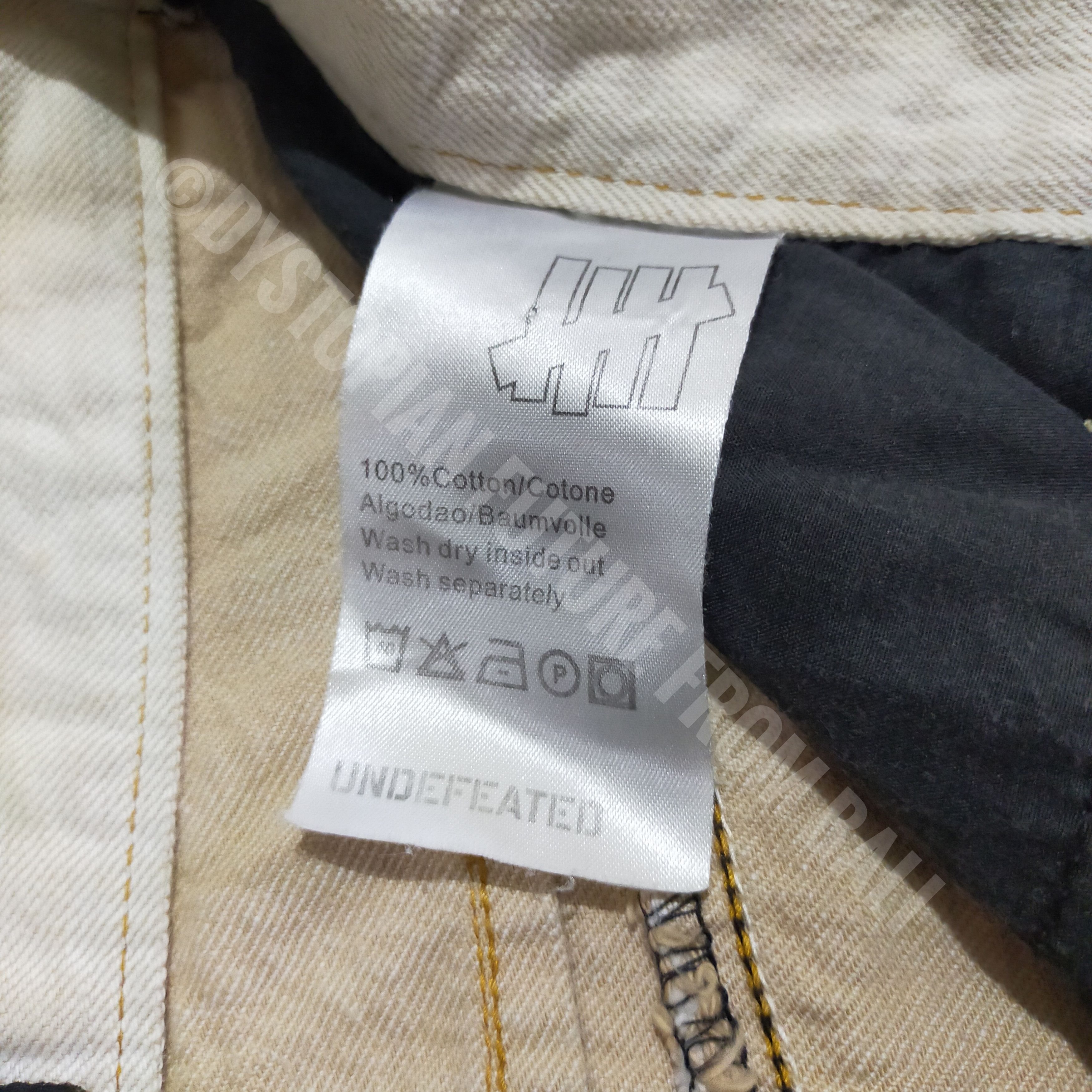 Undefeated Ivory Jeans Size US 32 / EU 48 - 5 Thumbnail