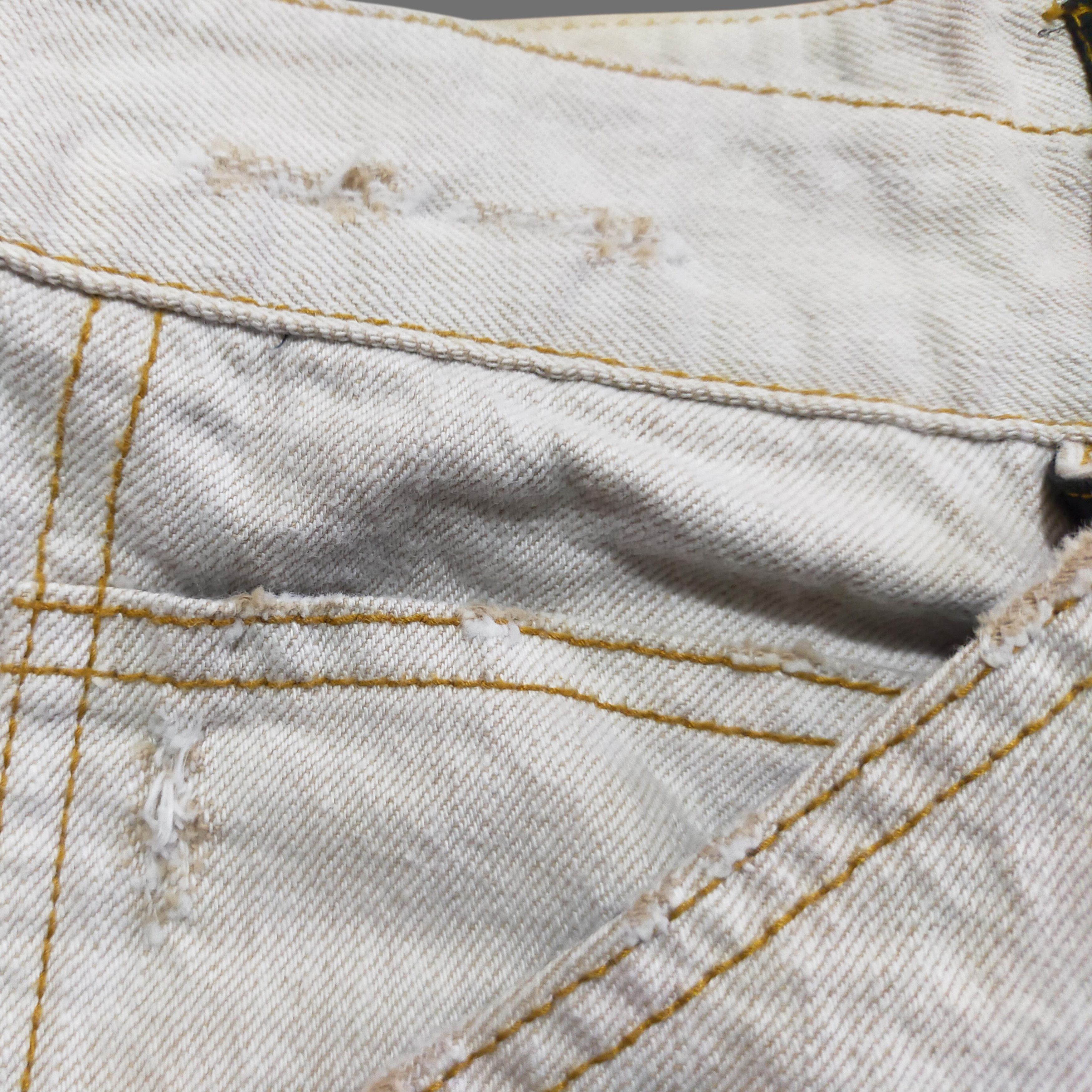 Undefeated Ivory Jeans Size US 32 / EU 48 - 7 Thumbnail