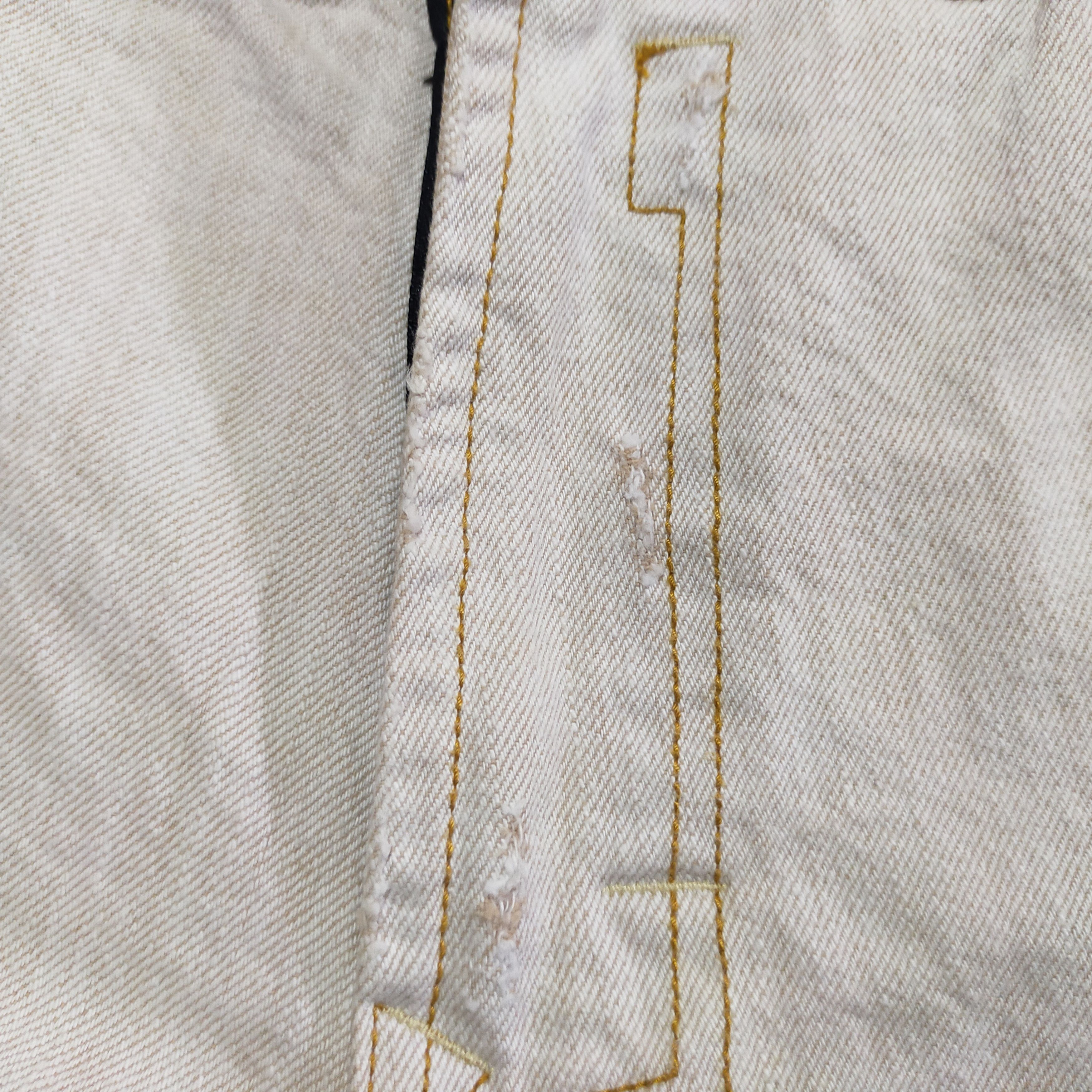 Undefeated Ivory Jeans Size US 32 / EU 48 - 6 Thumbnail