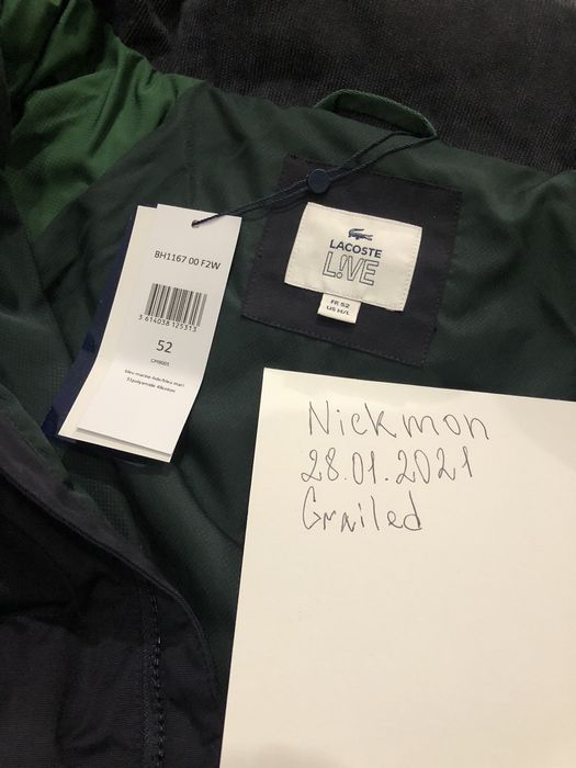 Lacoste Men's Lacoste LIVE Hooded Short Jacket | Grailed