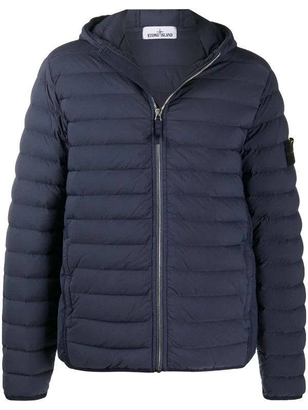 STONE ISLAND JACKET LOOM WOVEN DOWN CHAMBERS Bombers