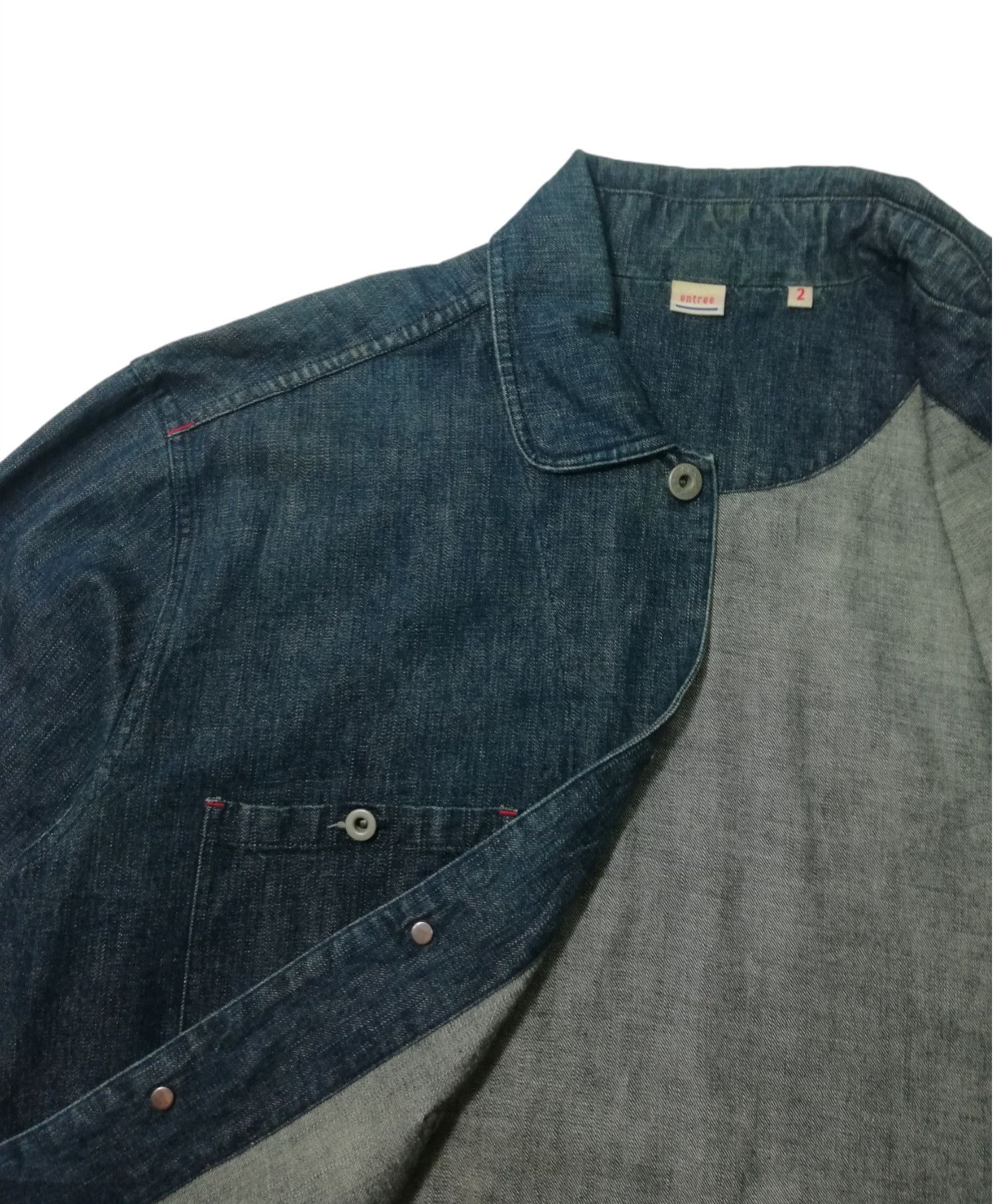 Japanese Brand 🔥Vintage Entree Denim Jeans Workwear Jacket Labour Large🔥 Size US L / EU 52-54 / 3 - 11 Thumbnail