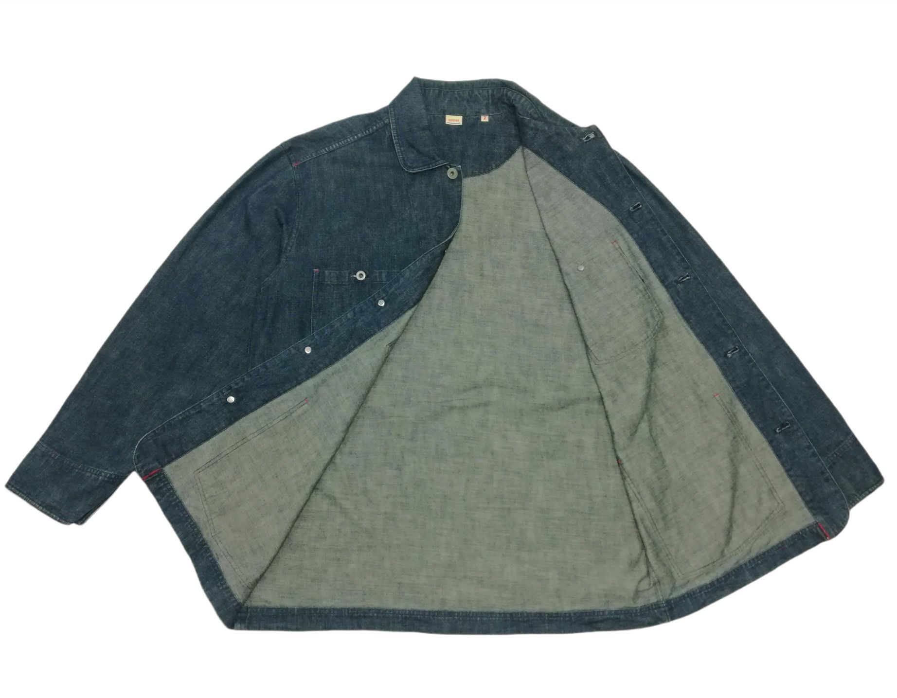 Japanese Brand 🔥Vintage Entree Denim Jeans Workwear Jacket Labour Large🔥 Size US L / EU 52-54 / 3 - 9 Thumbnail