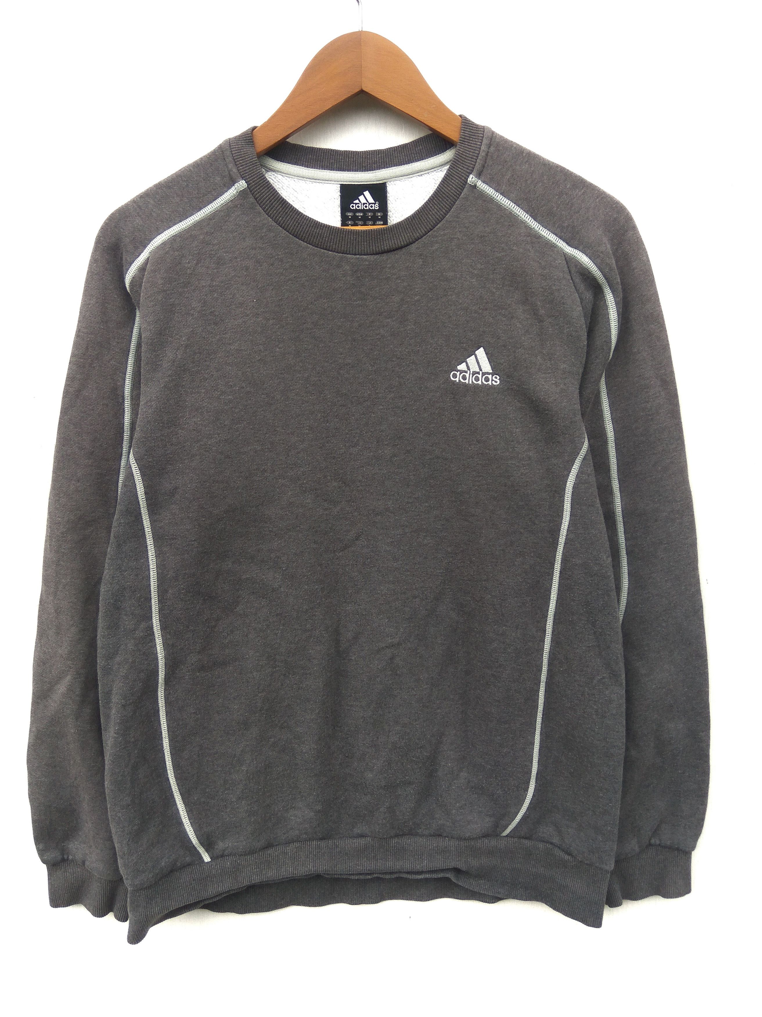 Adidas Vintage Adidas sweatshirt small logo crewneck Size US M / EU 48-50 / 2 - 1 Thumbnail
