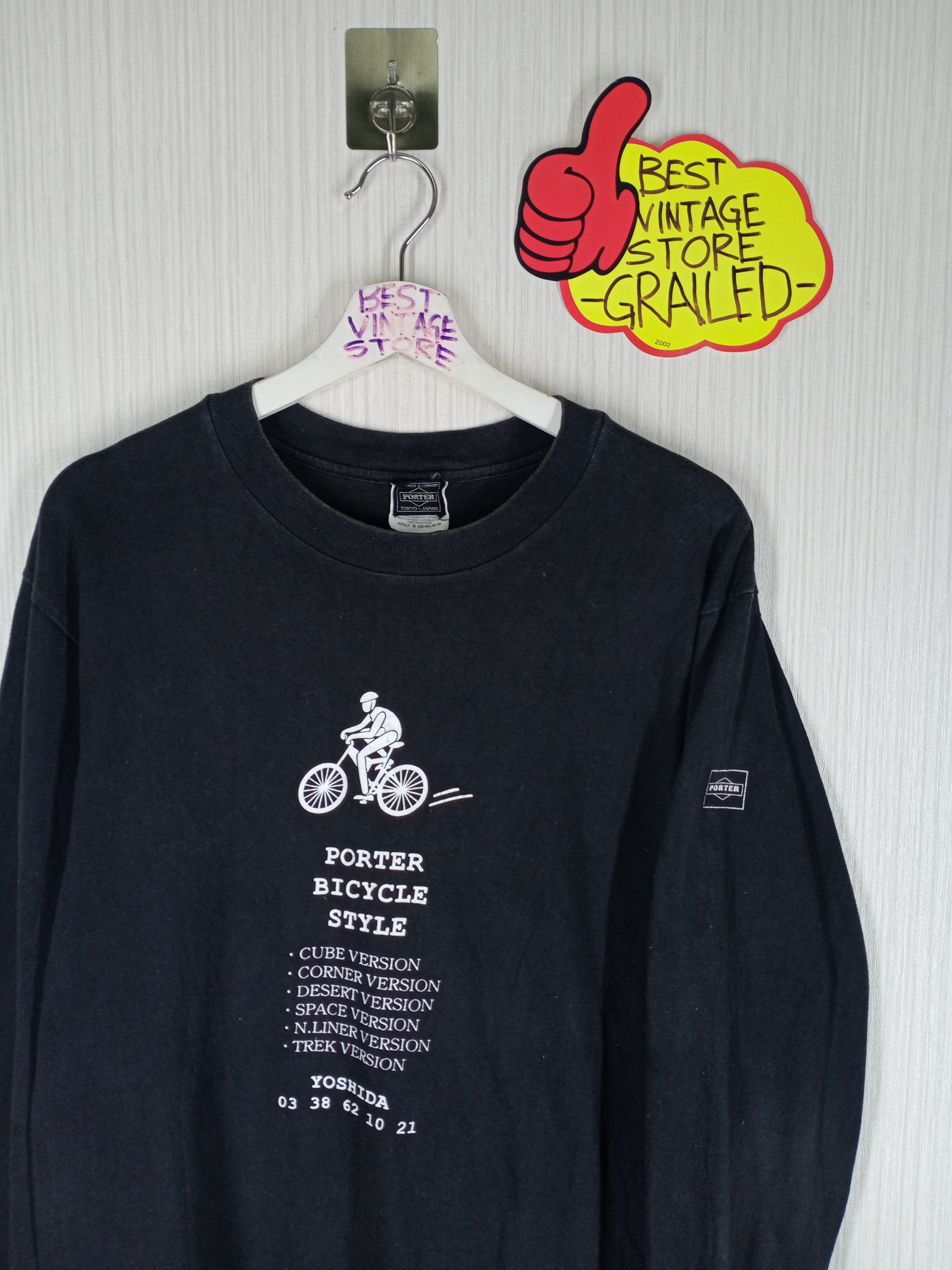 Porter Yoshida Porter Bicycle Style Black Long Sleeve Size US M / EU 48-50 / 2 - 2 Thumbnail