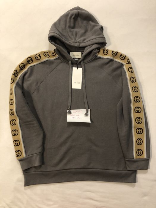 Cotton jersey best sale hooded sweatshirt gucci