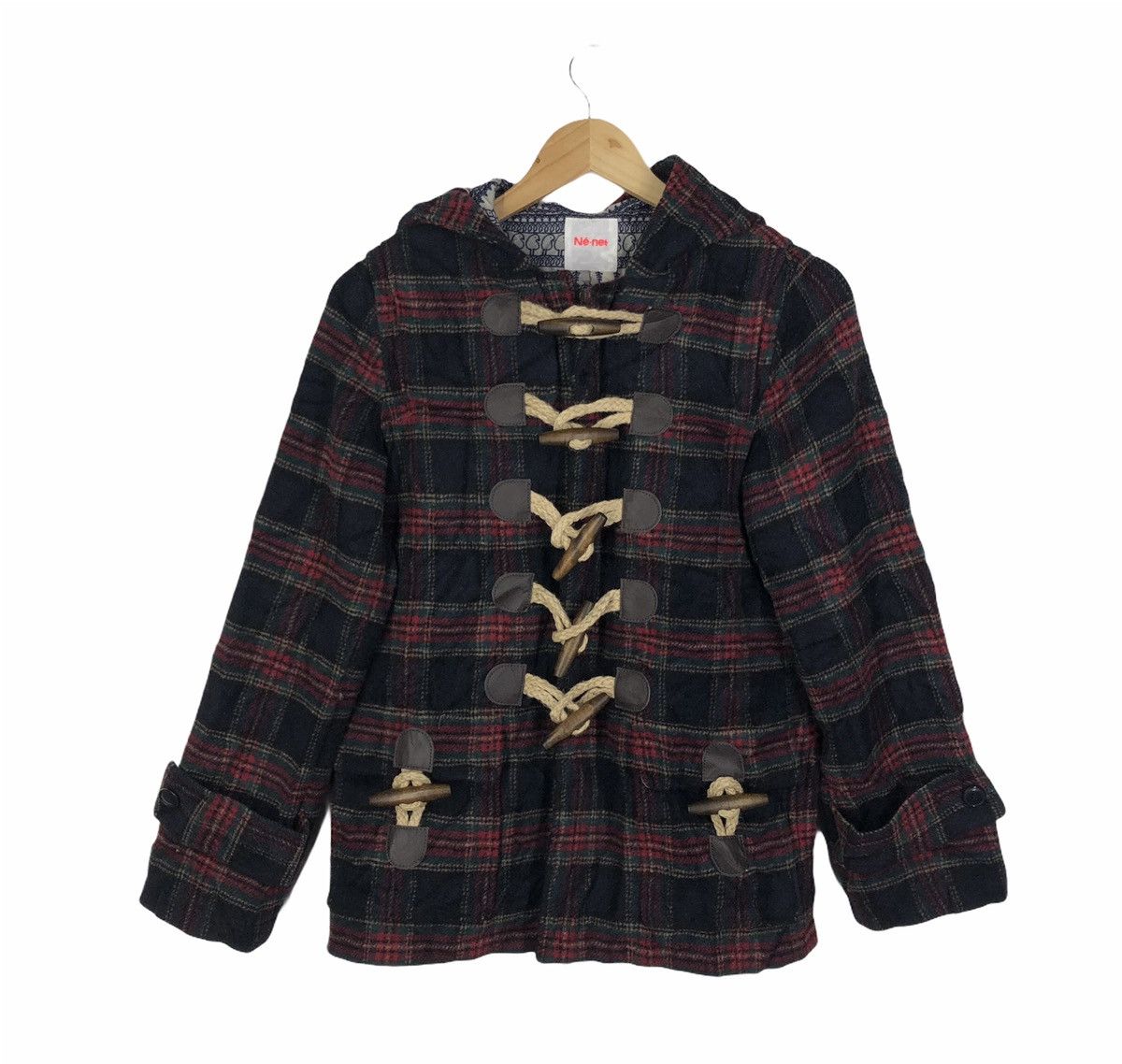 Issey Miyake × Japanese Brand Issey Miyake x Ne-Net Wool Hoodies Duffle Jacket Size US S / EU 44-46 / 1 - 1 Thumbnail