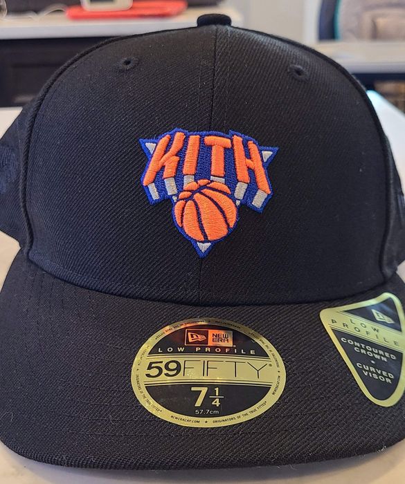 Kith Kith New Era Knicks Low Crown Fitted Hat Black 7 1/4 | Grailed