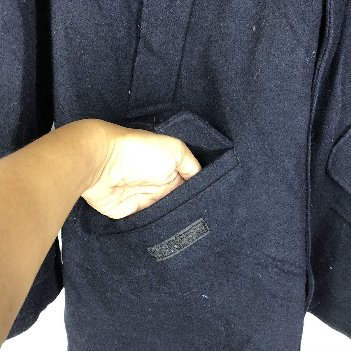 If Six Was Nine × Le Grande Bleu (L.G.B.) × PPFM PPFM Wool Hoodie Jacket Nice Design Size US L / EU 52-54 / 3 - 3 Thumbnail