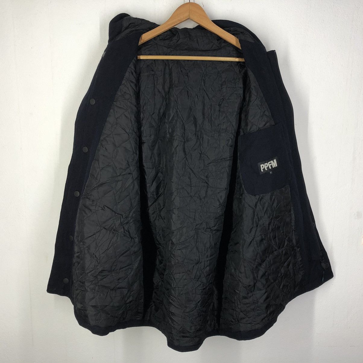 If Six Was Nine × Le Grande Bleu (L.G.B.) × PPFM PPFM Wool Hoodie Jacket Nice Design Size US L / EU 52-54 / 3 - 4 Thumbnail