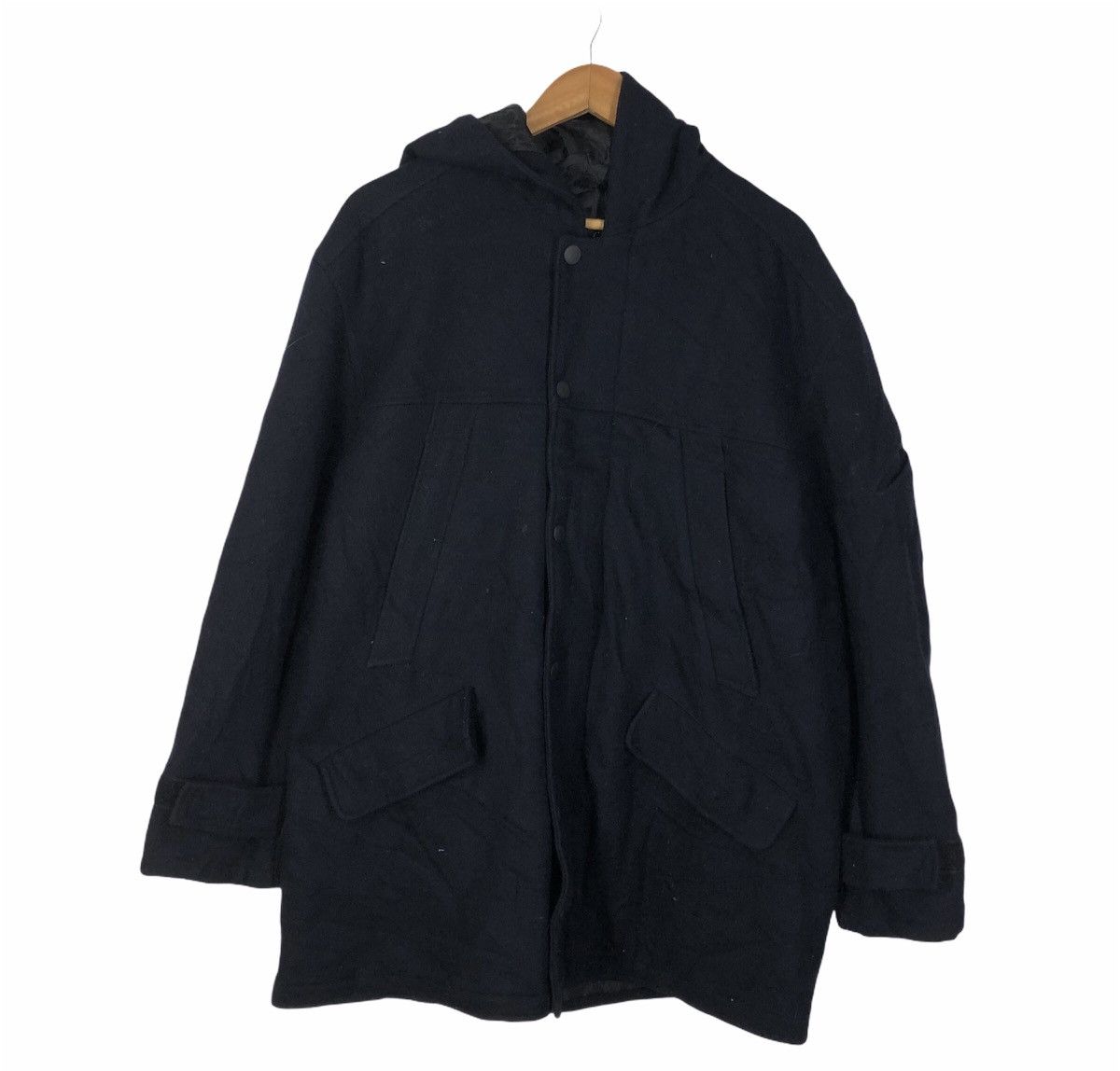 If Six Was Nine × Le Grande Bleu (L.G.B.) × PPFM PPFM Wool Hoodie Jacket Nice Design Size US L / EU 52-54 / 3 - 1 Thumbnail