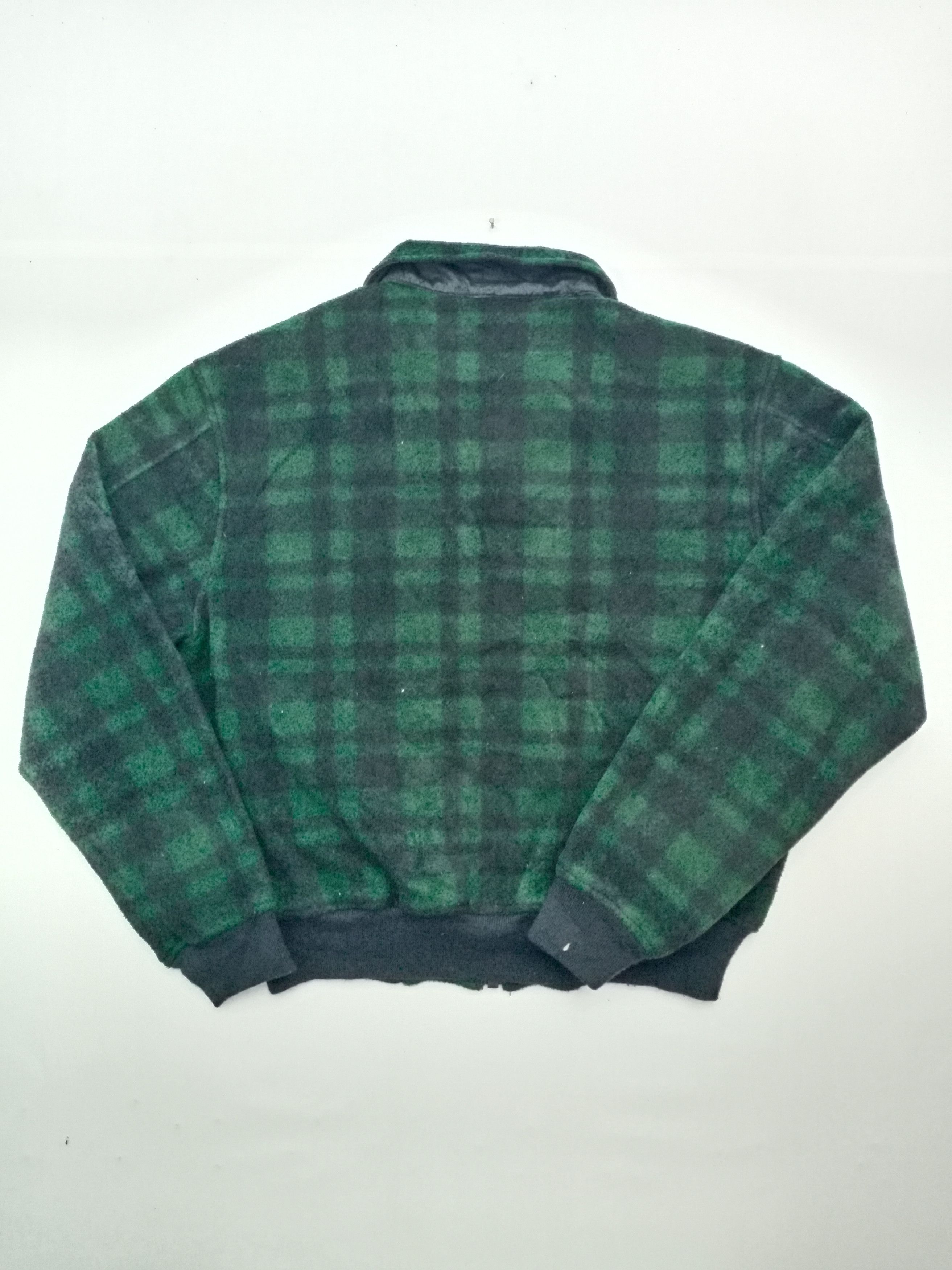 Polartec × Polo Ralph Lauren × Ralph Lauren Vintage Polo Fleece Checkered Double Pocket Jacket Size US L / EU 52-54 / 3 - 2 Thumbnail