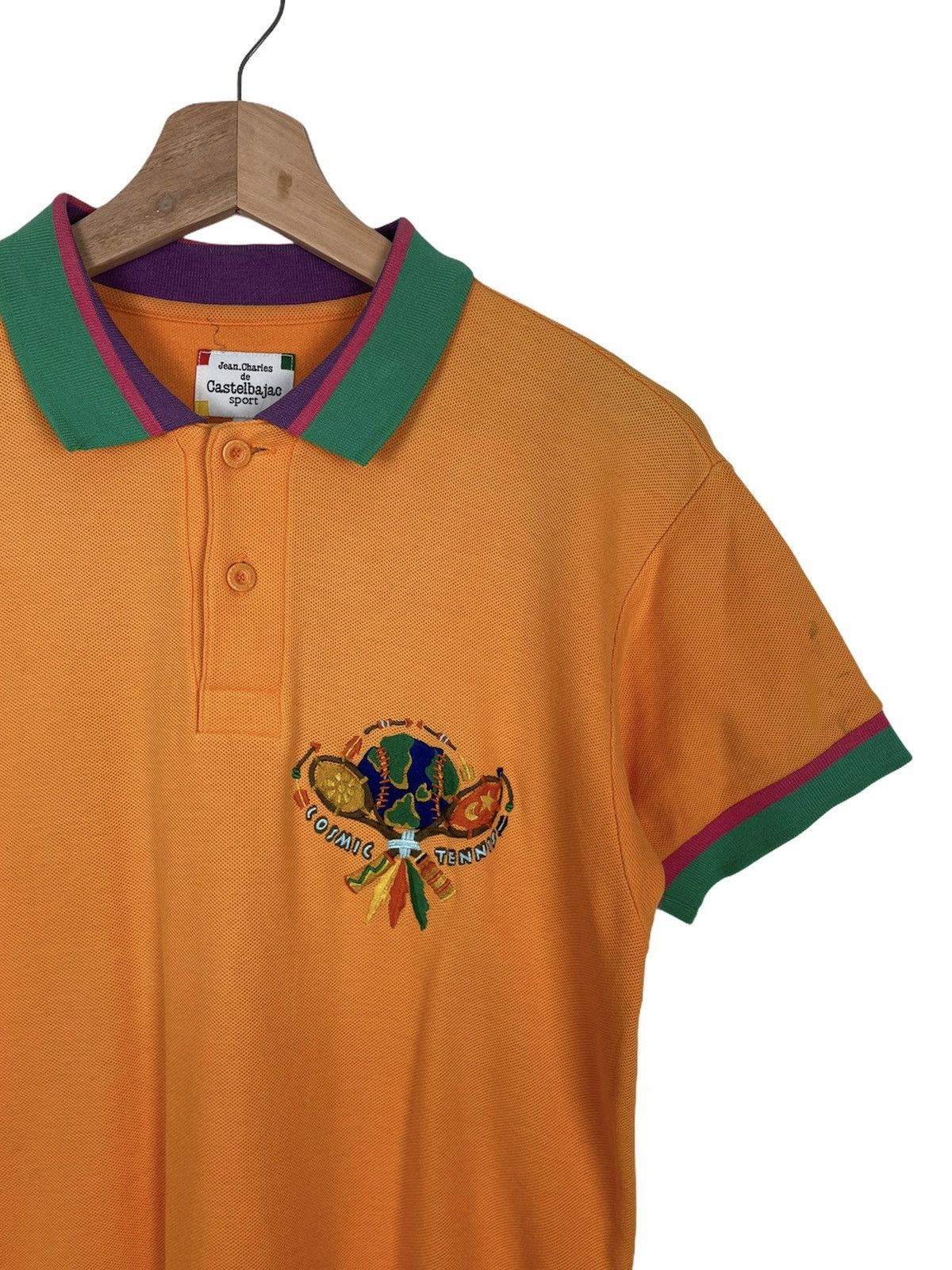 Jean Charles De Castelbajac JC de Castelbajac “Cosmic Tennis” Archive Polo Size US M / EU 48-50 / 2 - 8 Thumbnail