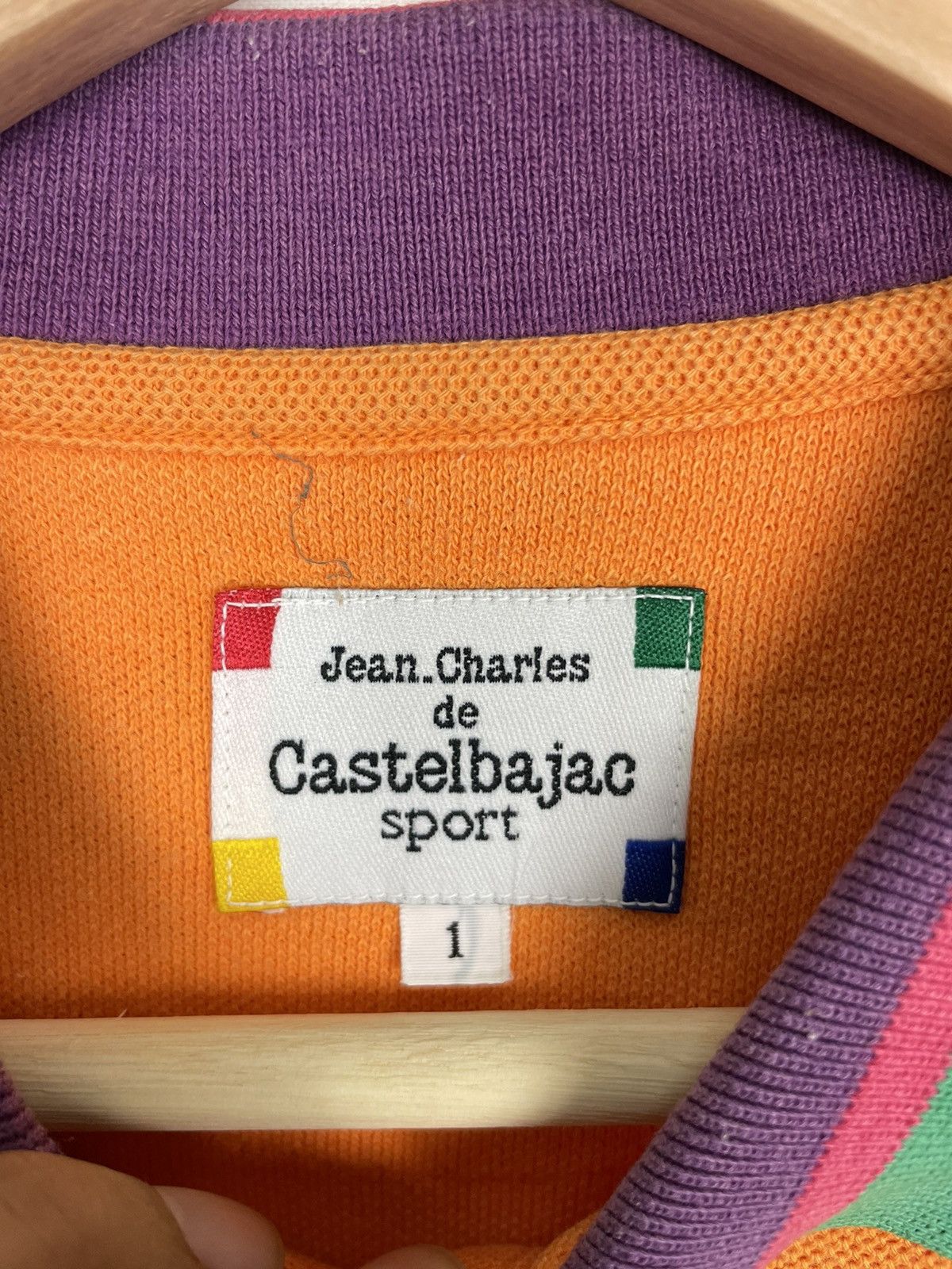 Jean Charles De Castelbajac JC de Castelbajac “Cosmic Tennis” Archive Polo Size US M / EU 48-50 / 2 - 3 Thumbnail