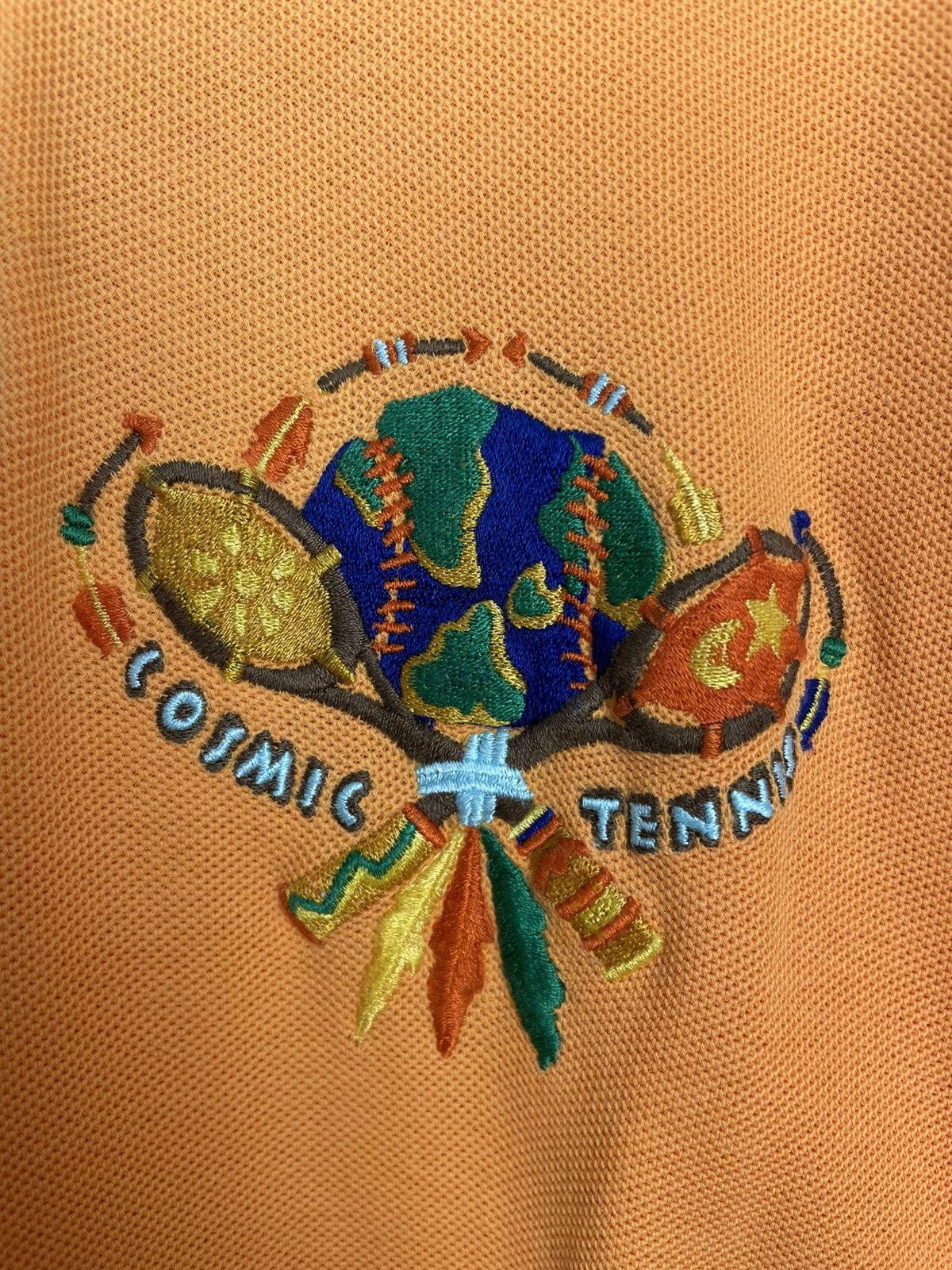 Jean Charles De Castelbajac JC de Castelbajac “Cosmic Tennis” Archive Polo Size US M / EU 48-50 / 2 - 4 Thumbnail