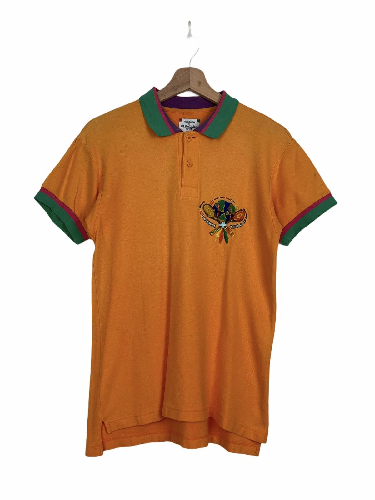 Jean Charles De Castelbajac JC de Castelbajac “Cosmic Tennis” Archive Polo Size US M / EU 48-50 / 2 - 1 Thumbnail