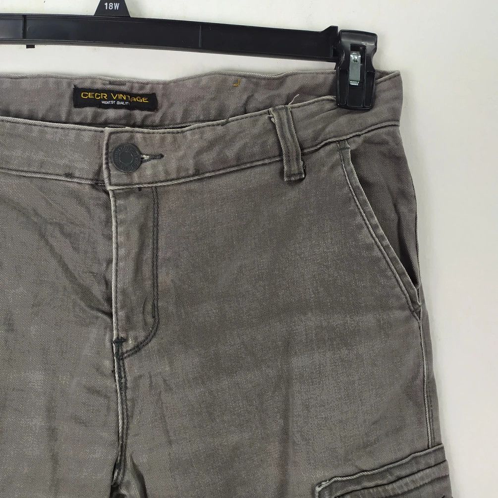 Japanese Brand CECR CARGO PANTS MULTIPOCKET TACTICAL PANTS Size US 34 / EU 50 - 5 Thumbnail