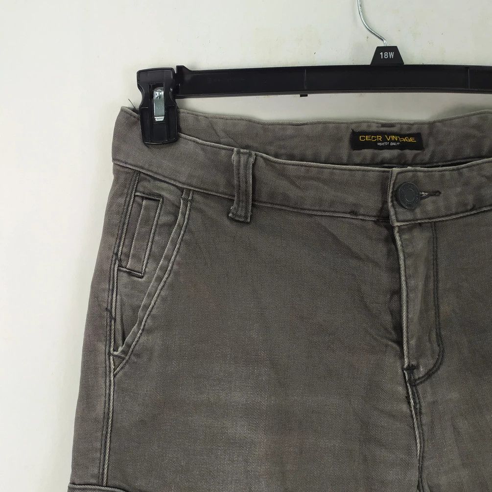 Japanese Brand CECR CARGO PANTS MULTIPOCKET TACTICAL PANTS Size US 34 / EU 50 - 4 Thumbnail