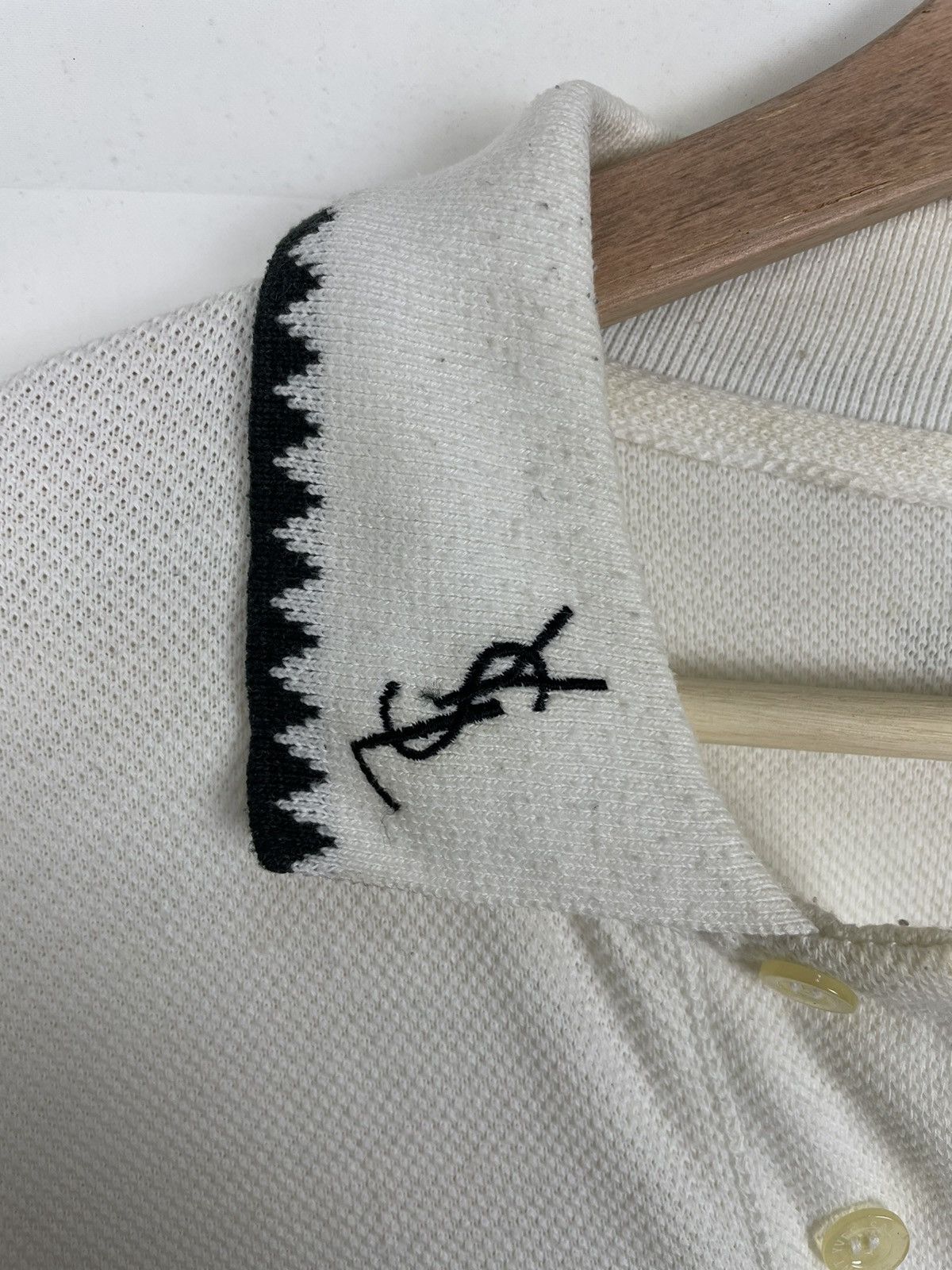 Vintage × Yves Saint Laurent 90s YSL Pour Homme | FW89–FW91 Tribal Knit Italy Size US L / EU 52-54 / 3 - 7 Thumbnail