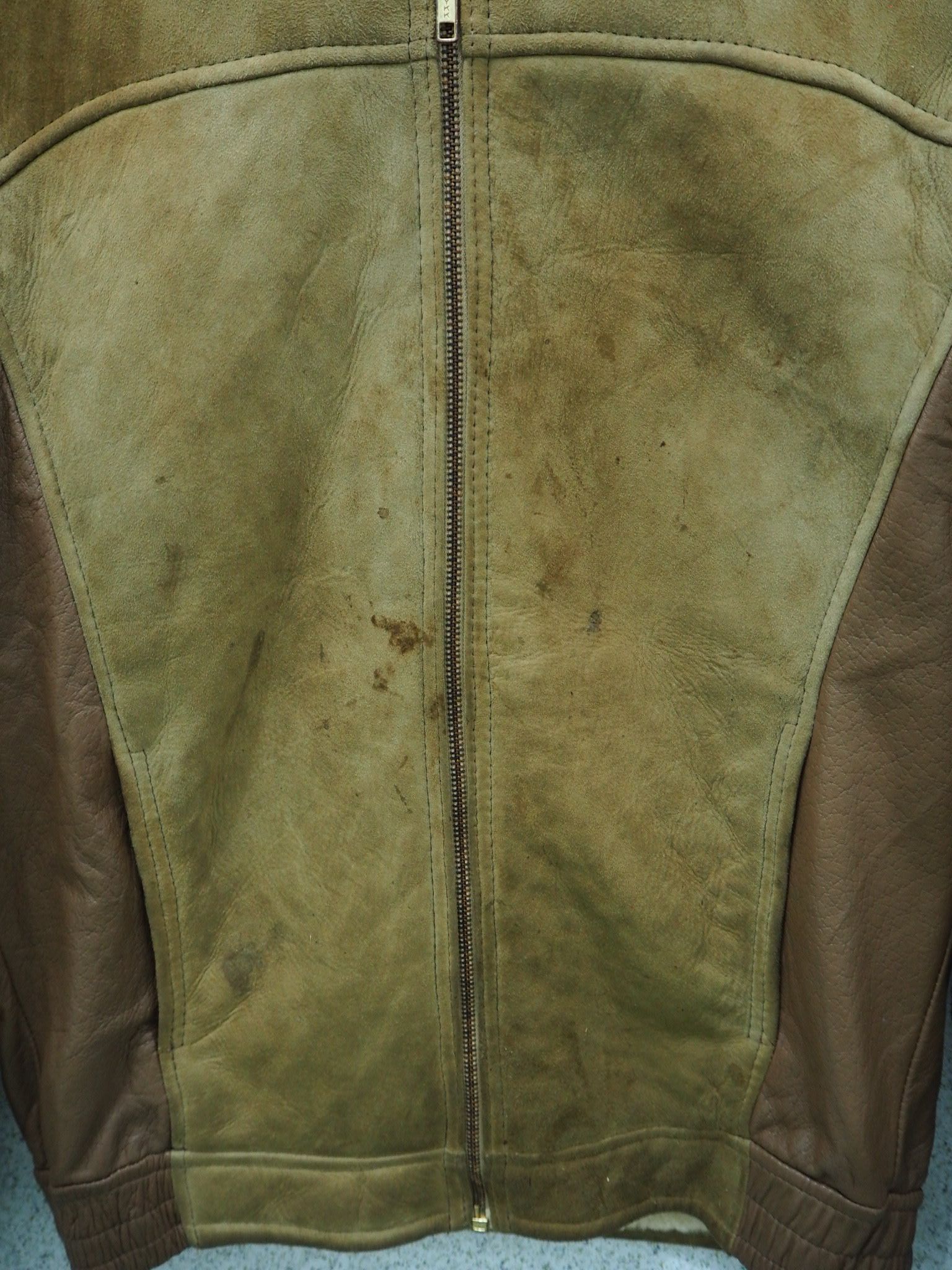 Other Sherpa Leather Biker Jacket G.L Bowron Co Ltd New Zealand Size US M / EU 48-50 / 2 - 6 Thumbnail