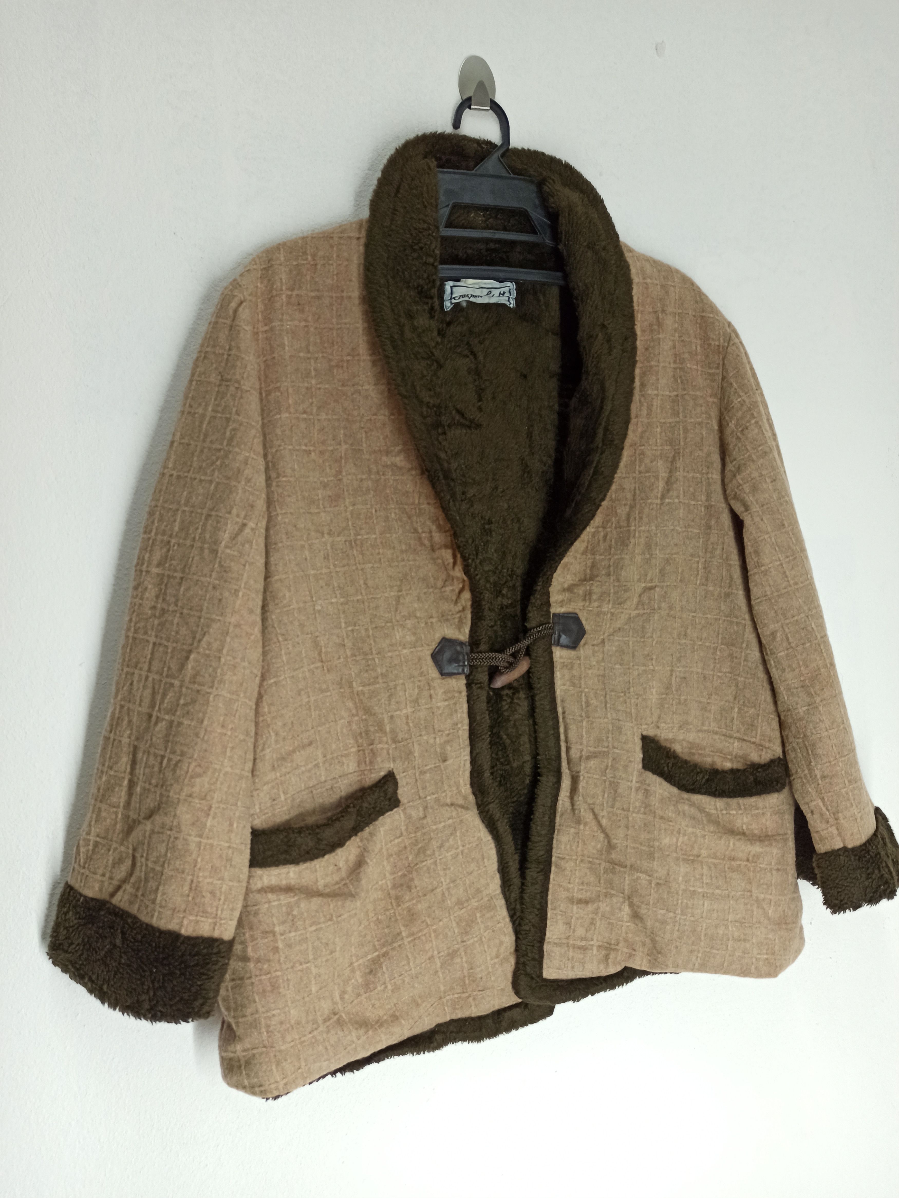 Vintage Cardigan Kimono Wool by Custom Eight Size US M / EU 48-50 / 2 - 1 Thumbnail