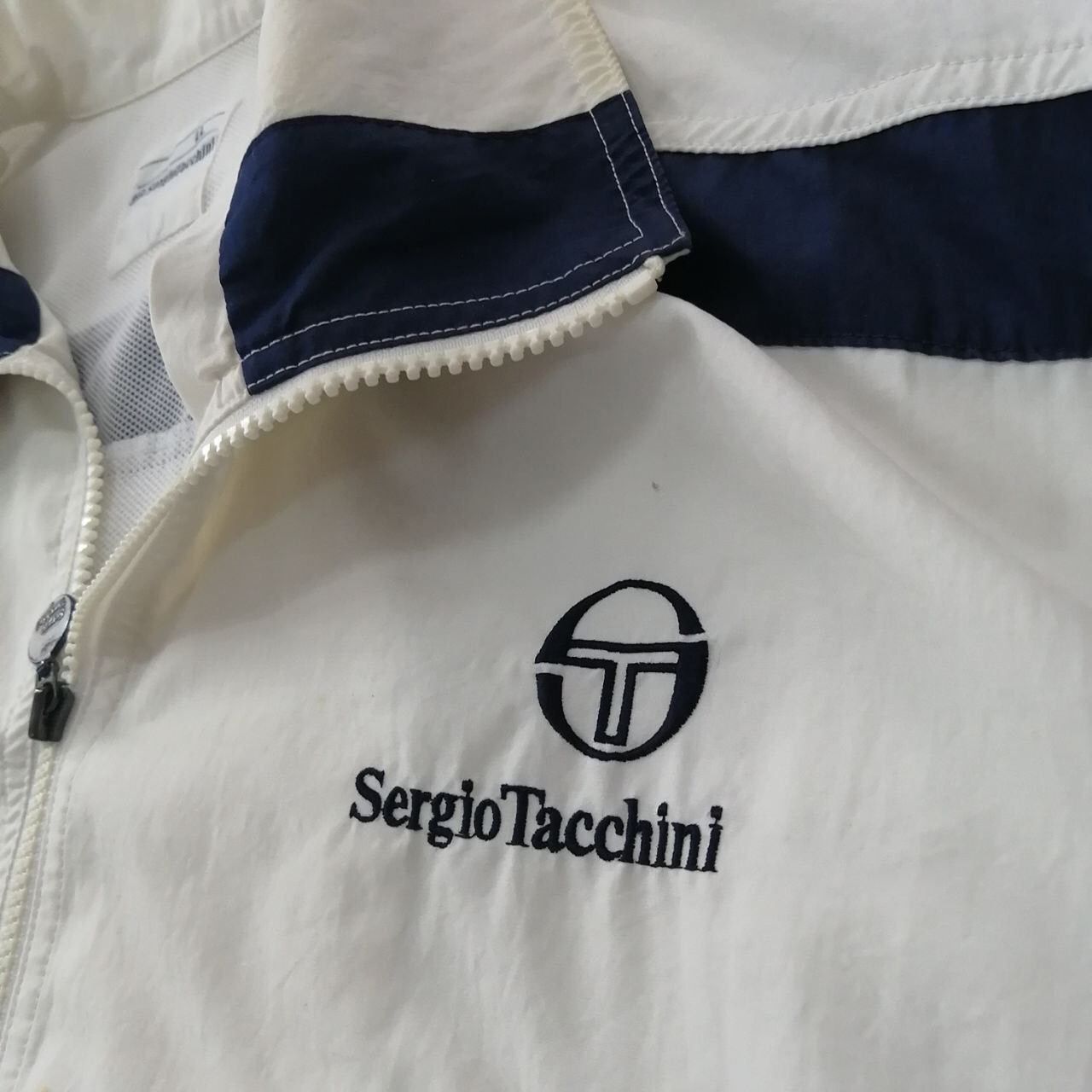 Sergio Tacchini 🔥Vintage Sergio Tacchini Windbreaker Sport Jacket Size US XL / EU 56 / 4 - 9 Thumbnail