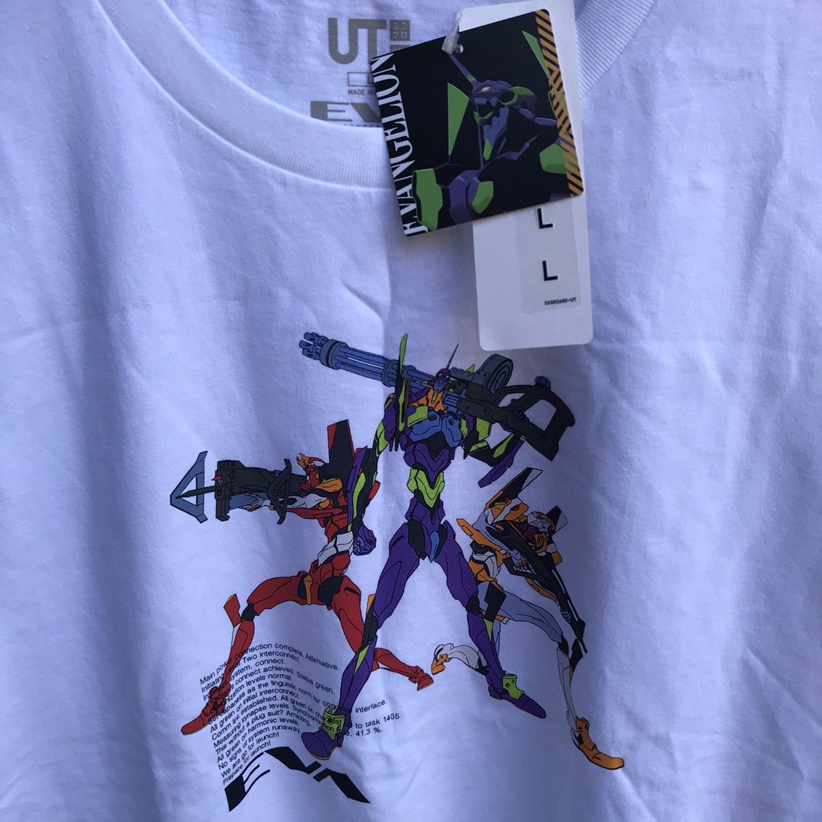 Cartoon Network × Japanese Brand NEON GENESIS Evangelion Anime tee by UT Size US L / EU 52-54 / 3 - 3 Thumbnail